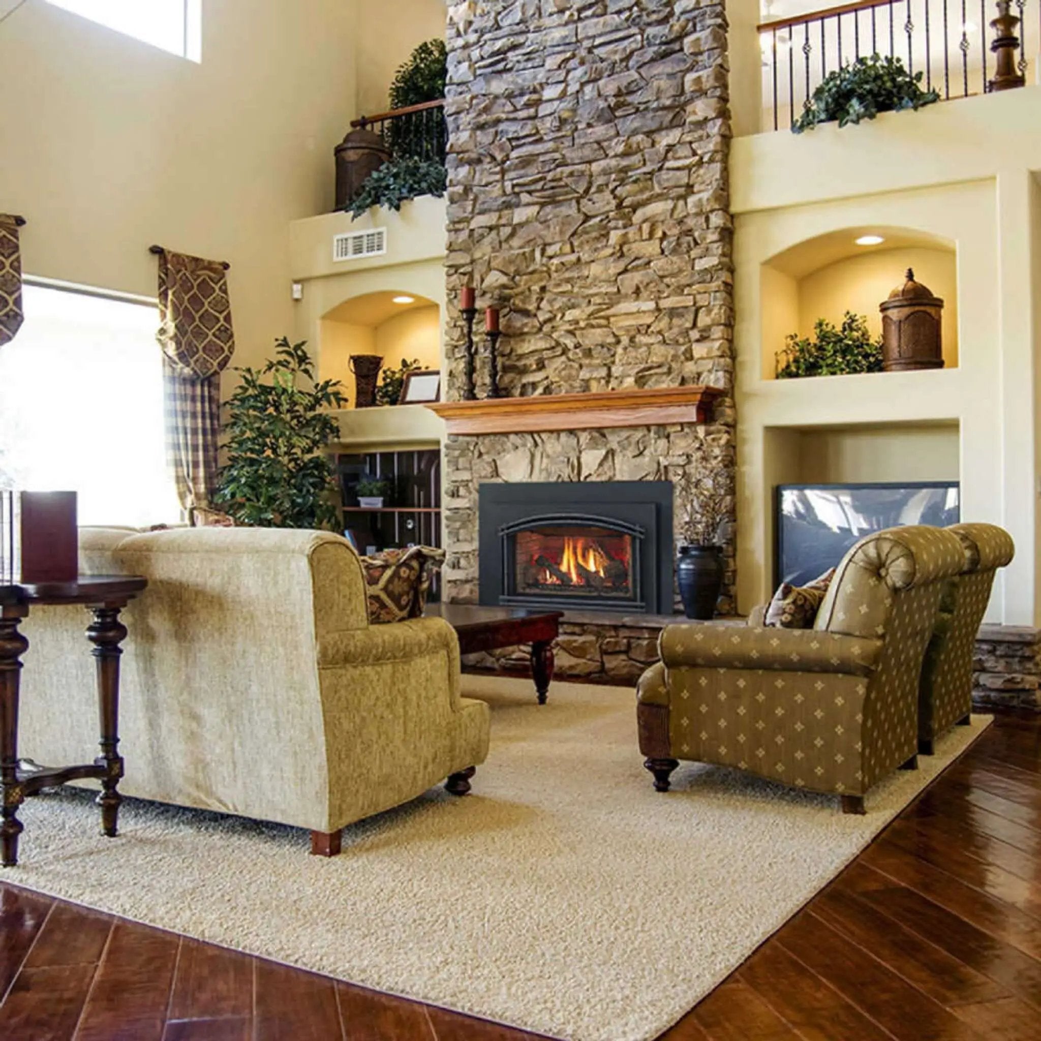 Majestic Meridian 36-Inch Platinum Natural Gas Fireplace [MER36PN] (SAK43751) by SAKSBY WHOLESALE
