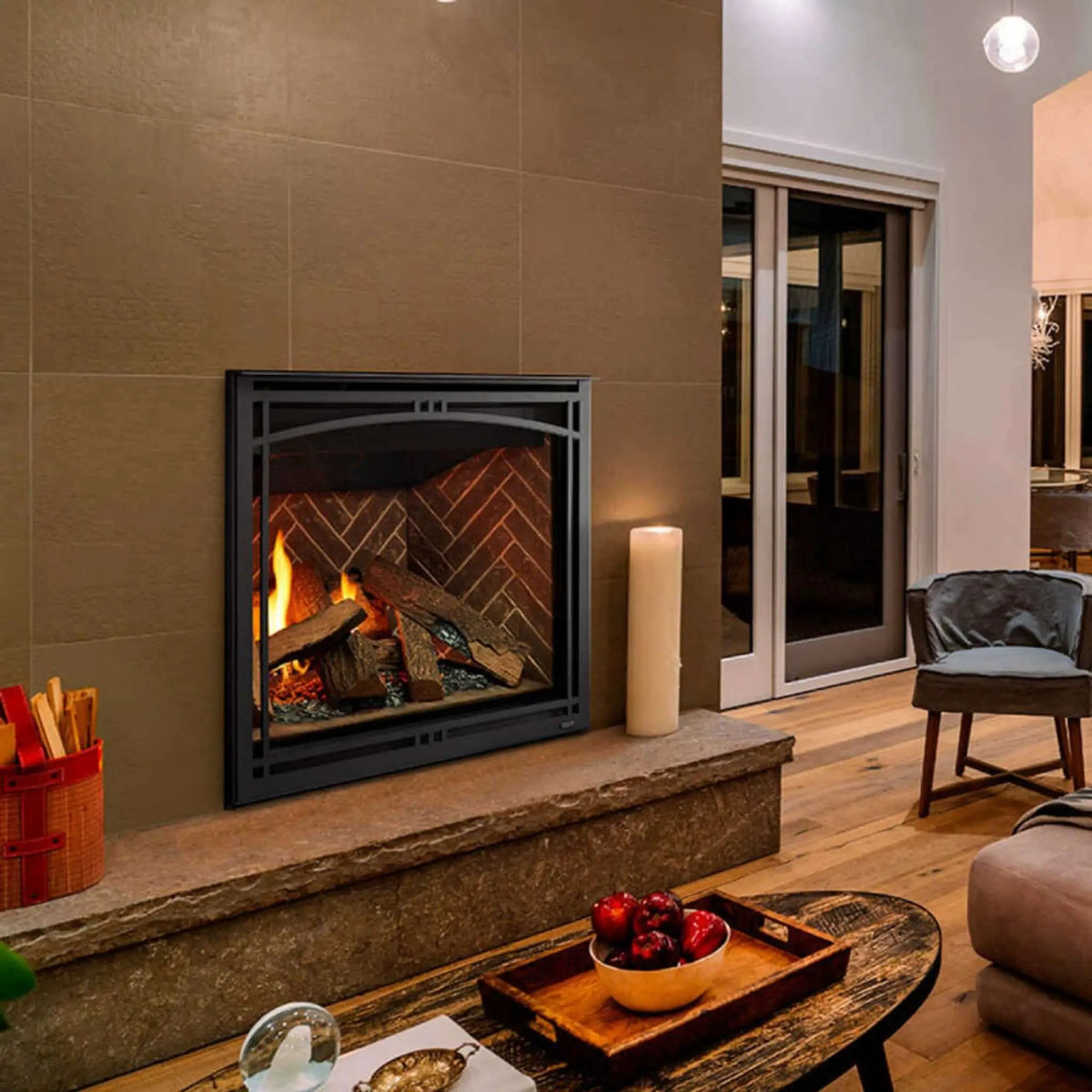 Majestic Meridian 36-Inch Direct Vent Fireplace [MER36N/L] (SAK36135) by SAKSBY WHOLESALE