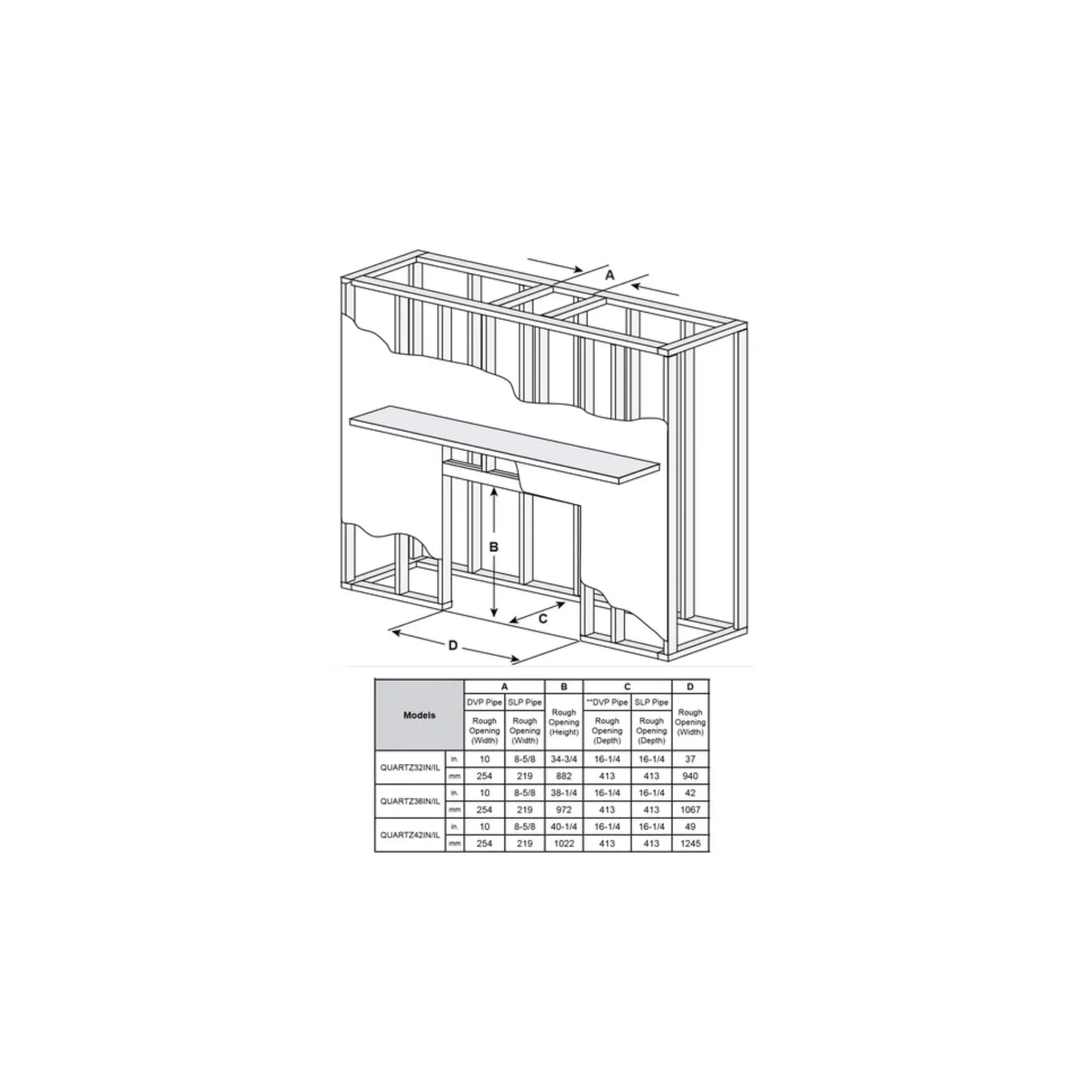 Majestic Quartz 32-Inch Direct Vent Natural Gas Fireplace [QUARTZ32IFTN] (SAK75142) by SAKSBY WHOLESALE
