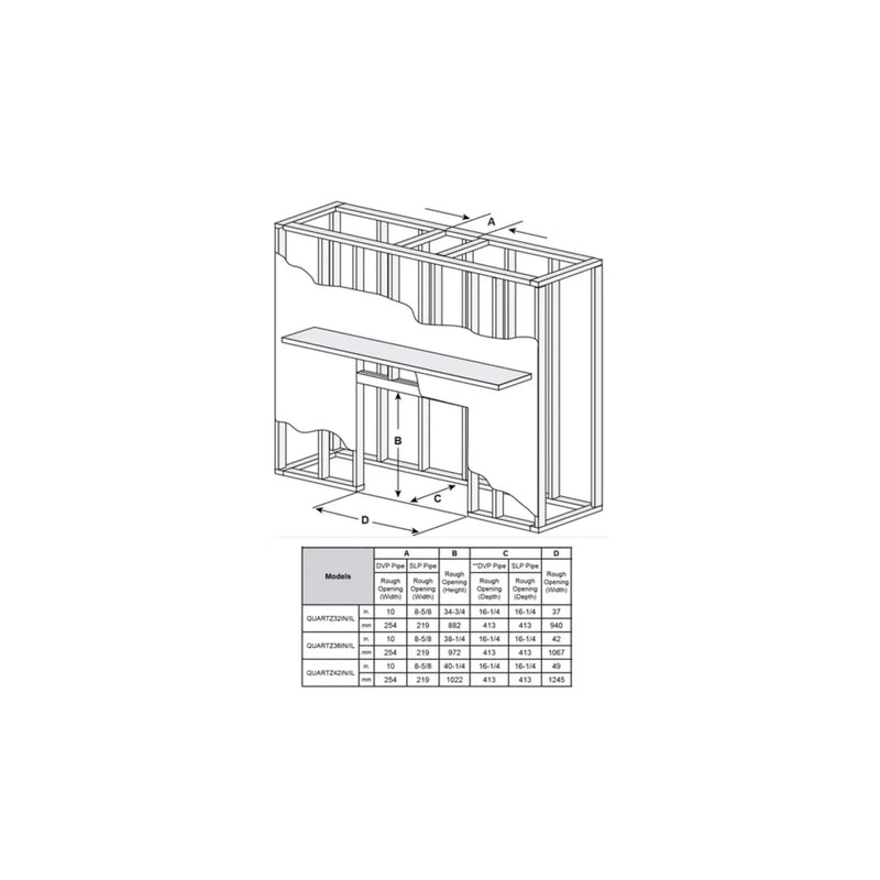 Majestic Quartz 32-Inch Direct Vent Natural Gas Fireplace [QUARTZ32IFTN] (SAK75142) by SAKSBY WHOLESALE
