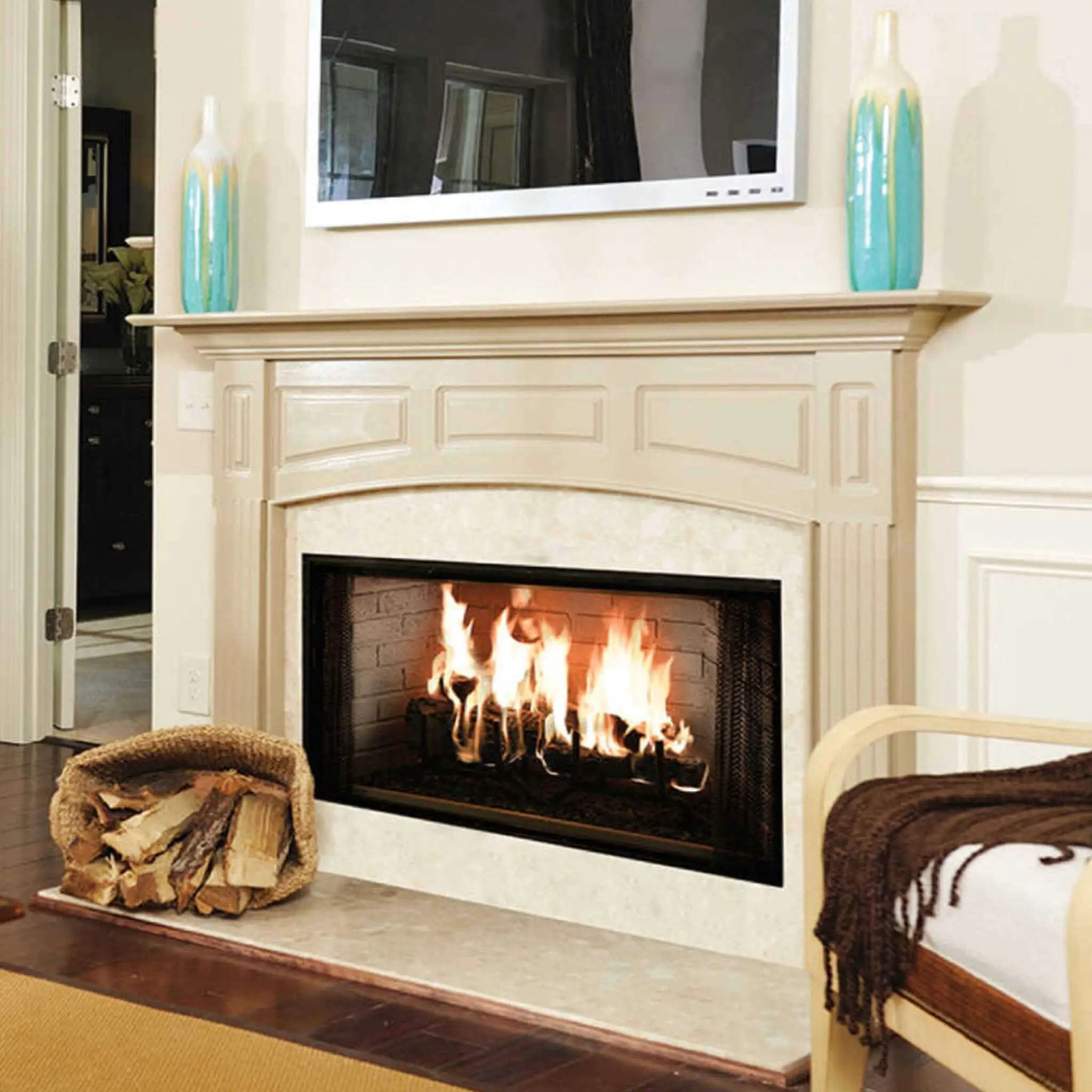 Majestic Royalton 42-Inch Wood-Burning Fireplace With Invisible Smoke Shield [BE42] (SAK14346) by SAKSBY WHOLESALE