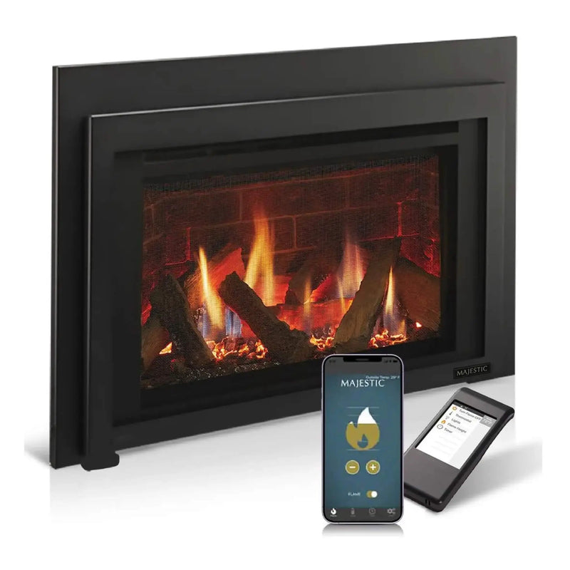 Majestic Ruby 30-Inch Direct Vent Natural Gas Insert With Intellifire Touch Ignition [RUBY30IN] (SAK52891) by SAKSBY WHOLESALE