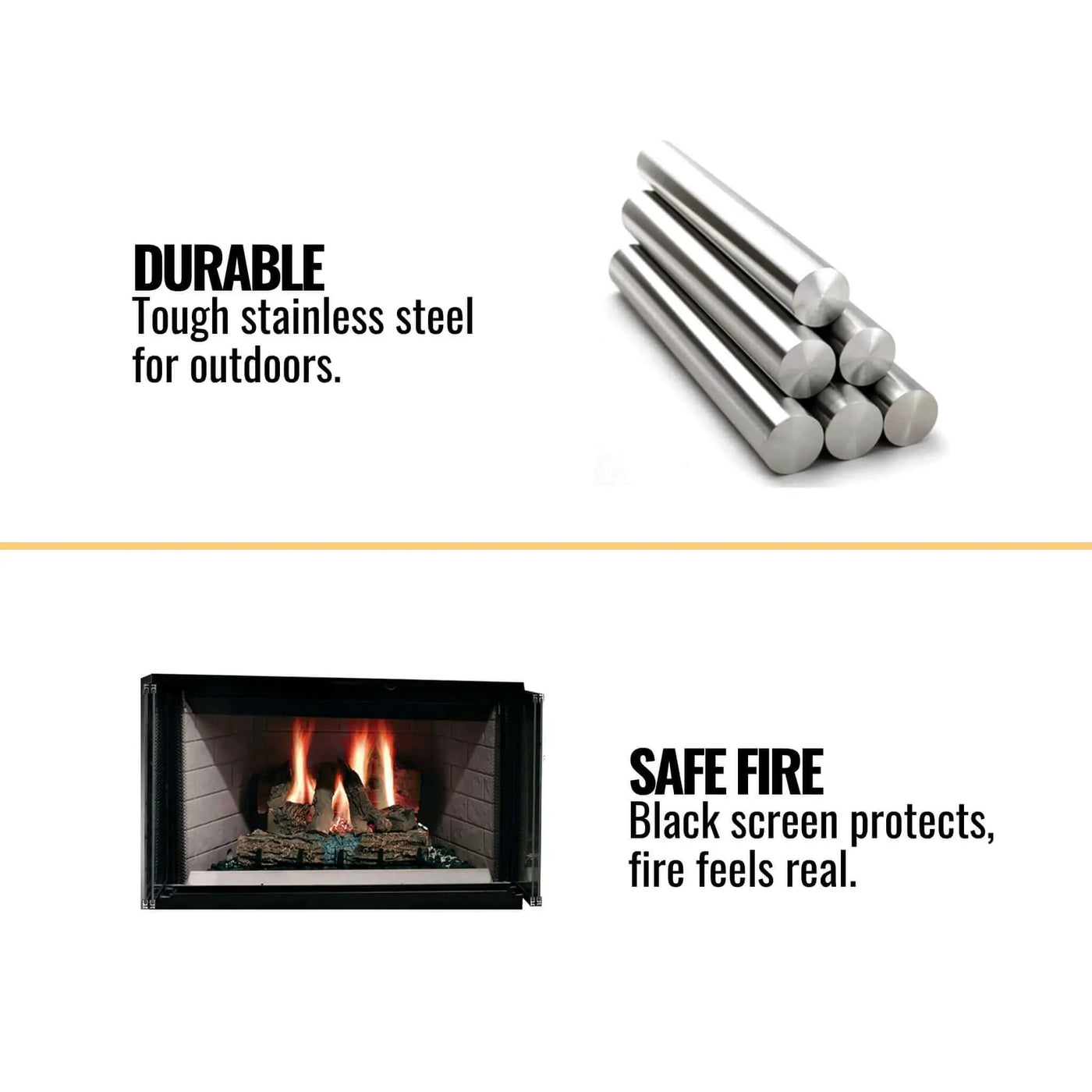 Majestic Sovereign 42-Inch Black Wood Burning Fireplace [SA42R/C] (SAK59347) by SAKSBY WHOLESALE
