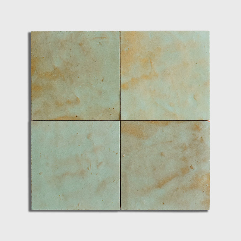 Maldives Light Glossy Zellige Tiles 4x4 Zellige Glossy 4x4 Tiles