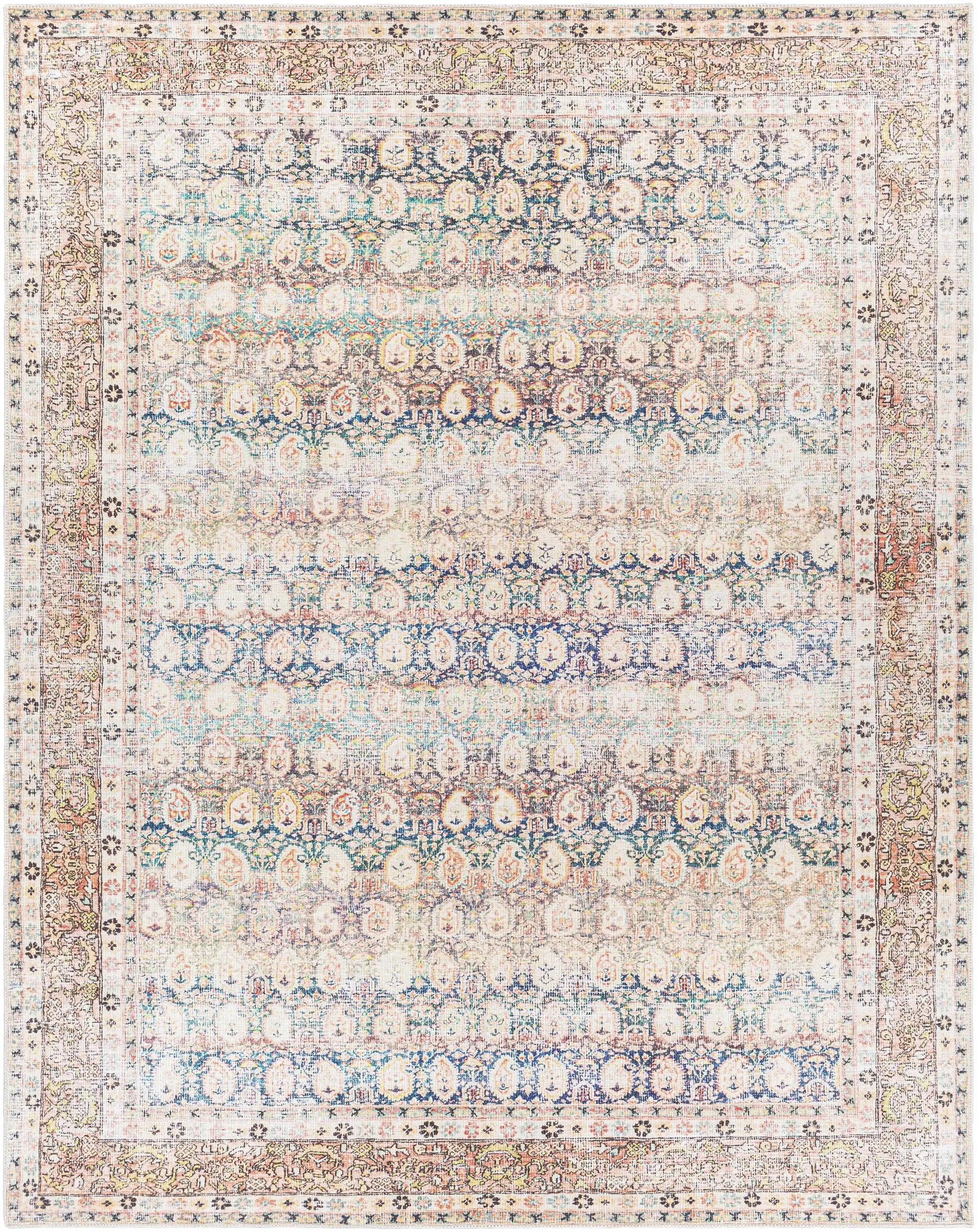 Maligaya Distressed Washable Rug - Clearance by Boutique Rugs