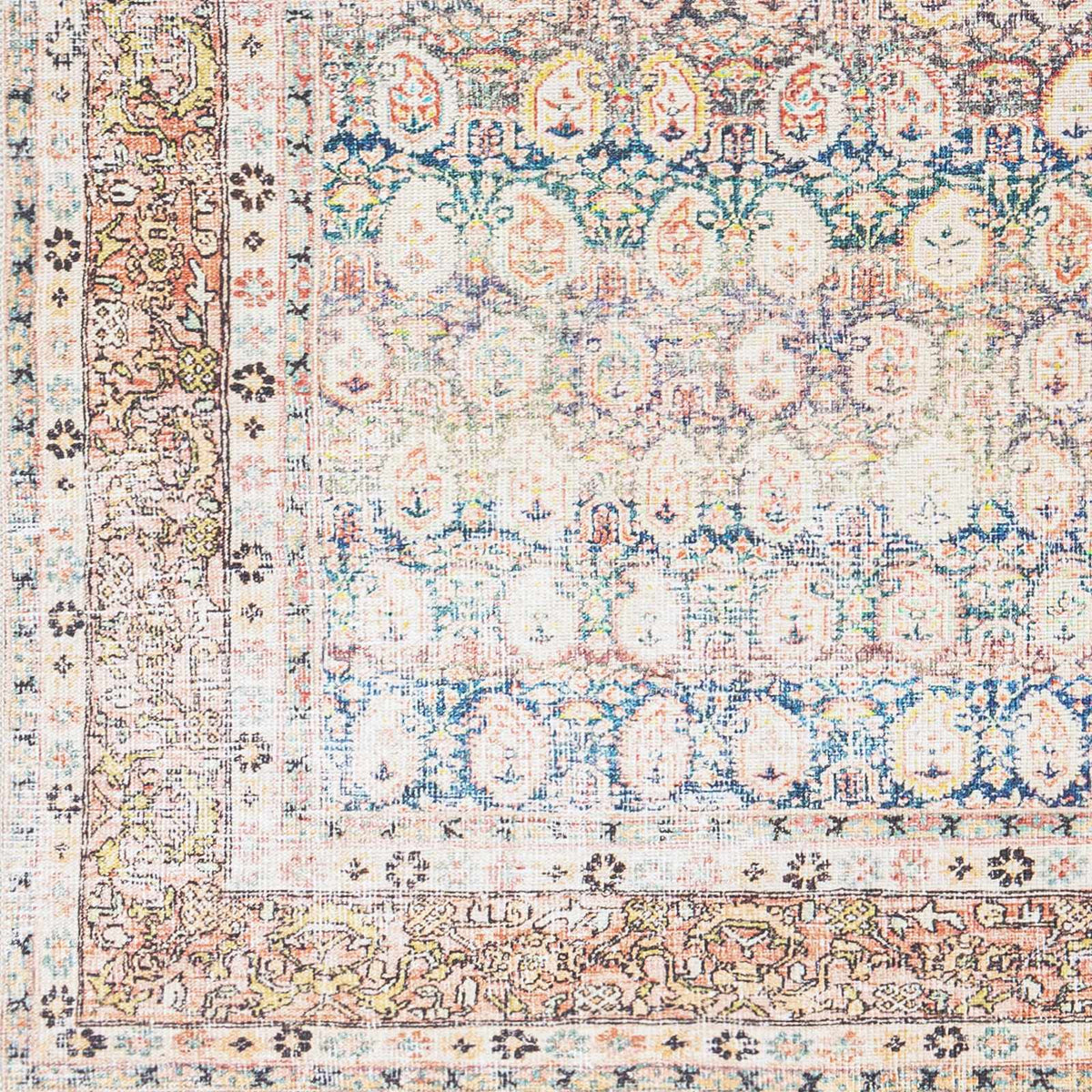 Maligaya Distressed Washable Rug - Clearance, sample swatch