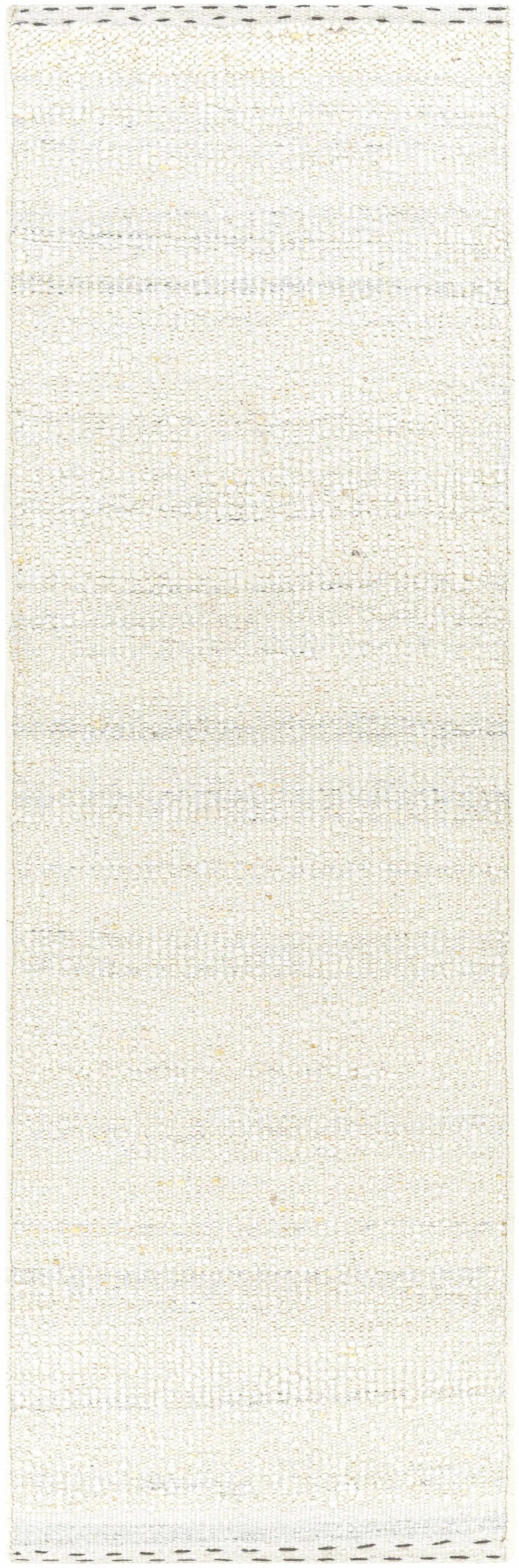 Yaniklar Cream Flat Woven Wool Rug by Boutique Rugs