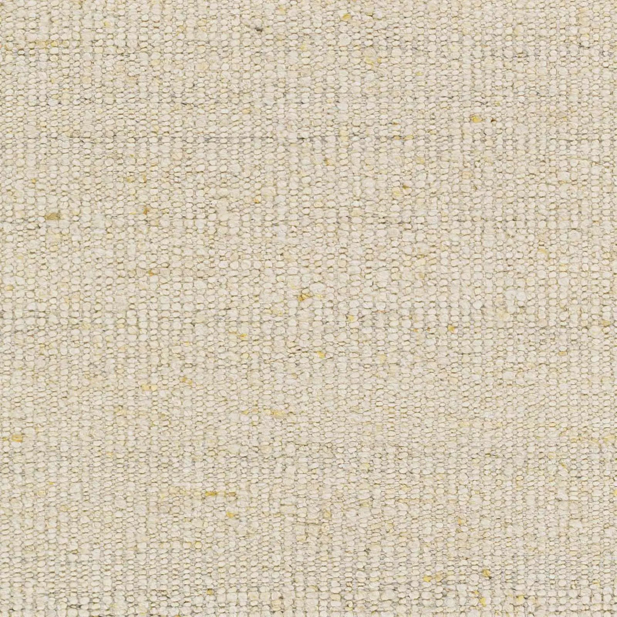 Yaniklar Cream Flat Woven Wool Rug, sample swatch