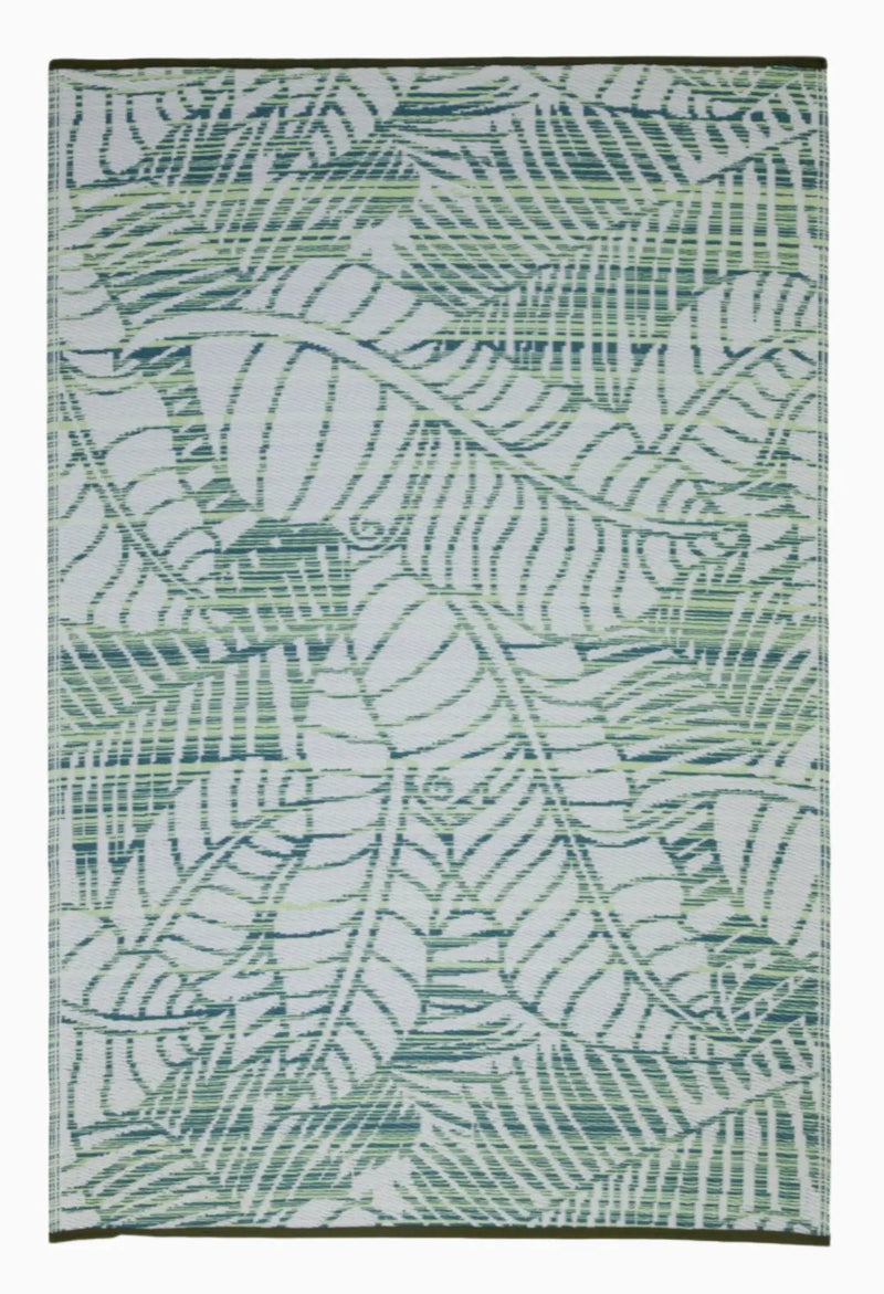 Manila - Green Outdoor Rug for Patio FINAL SALE