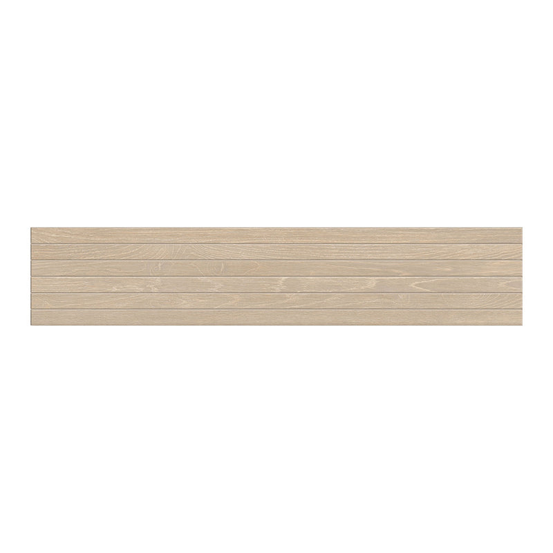 Areia Matte Groove Wood Look Porcelain Mosaics 8x40 Porcelain Matte 8x48 Mosaics