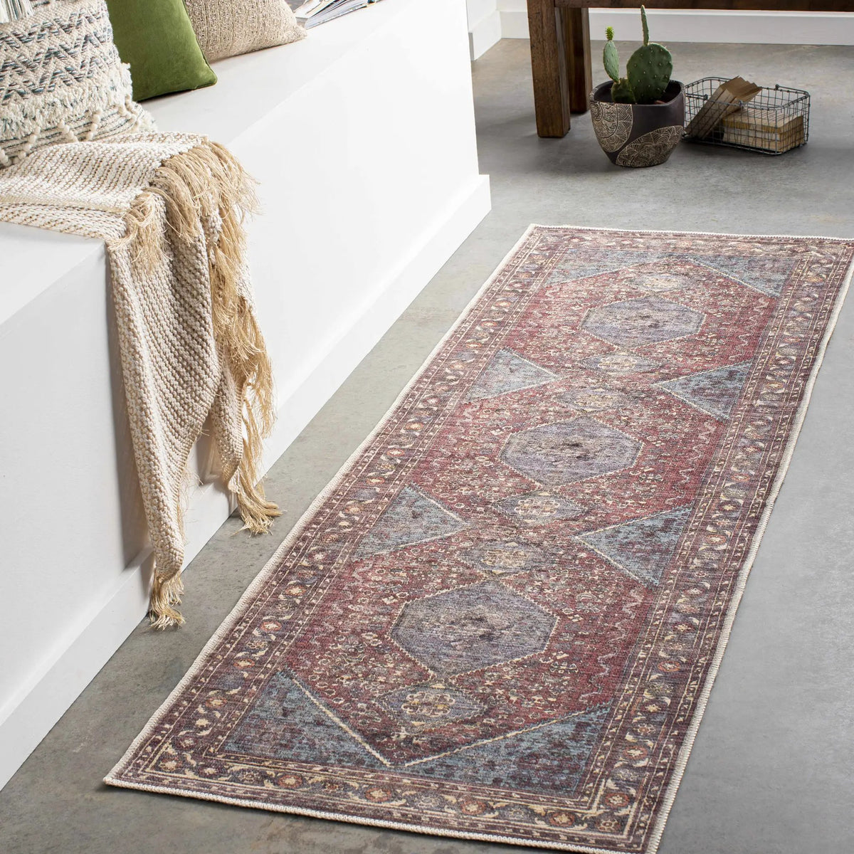 Maplesville Washable Area Rug - Clearance, installed in a room 2