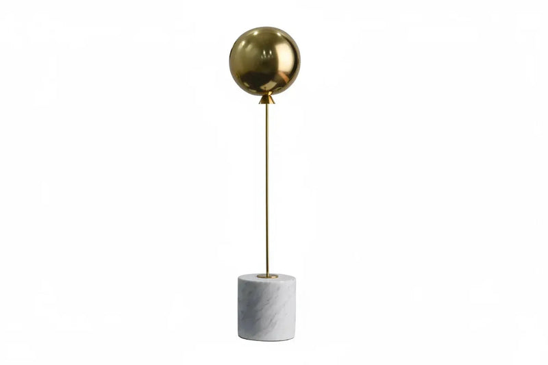 Balloon Sculpture Statue with Marble Base for Modern Home Decor by House Of Avana