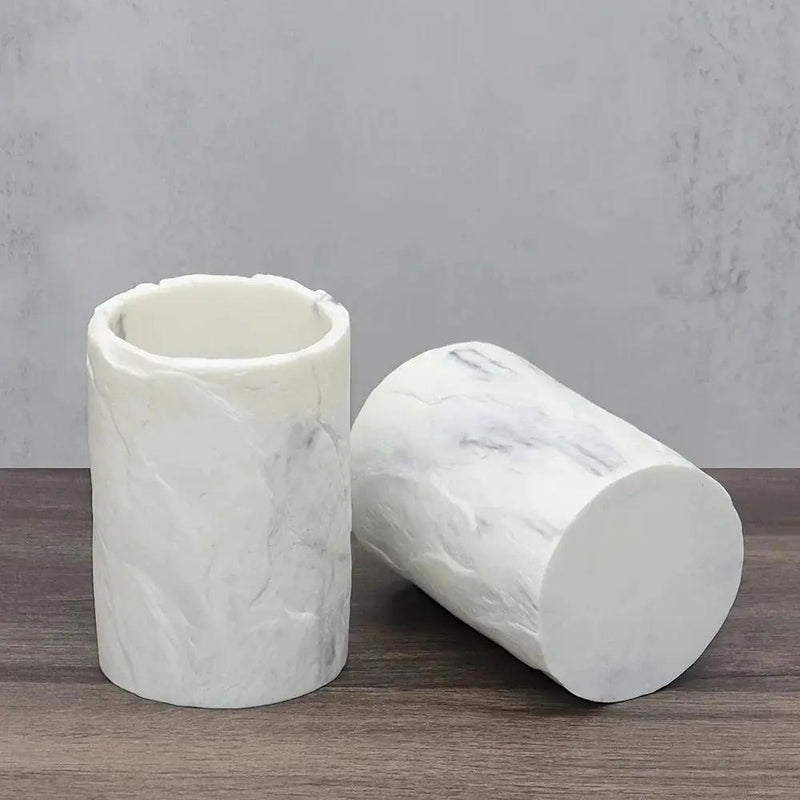 Marble-Patterned Mouthwash Cup, Home Toothbrush Holder, Couple'S Mouthwash Cup for The Bathroom by House Of Avana