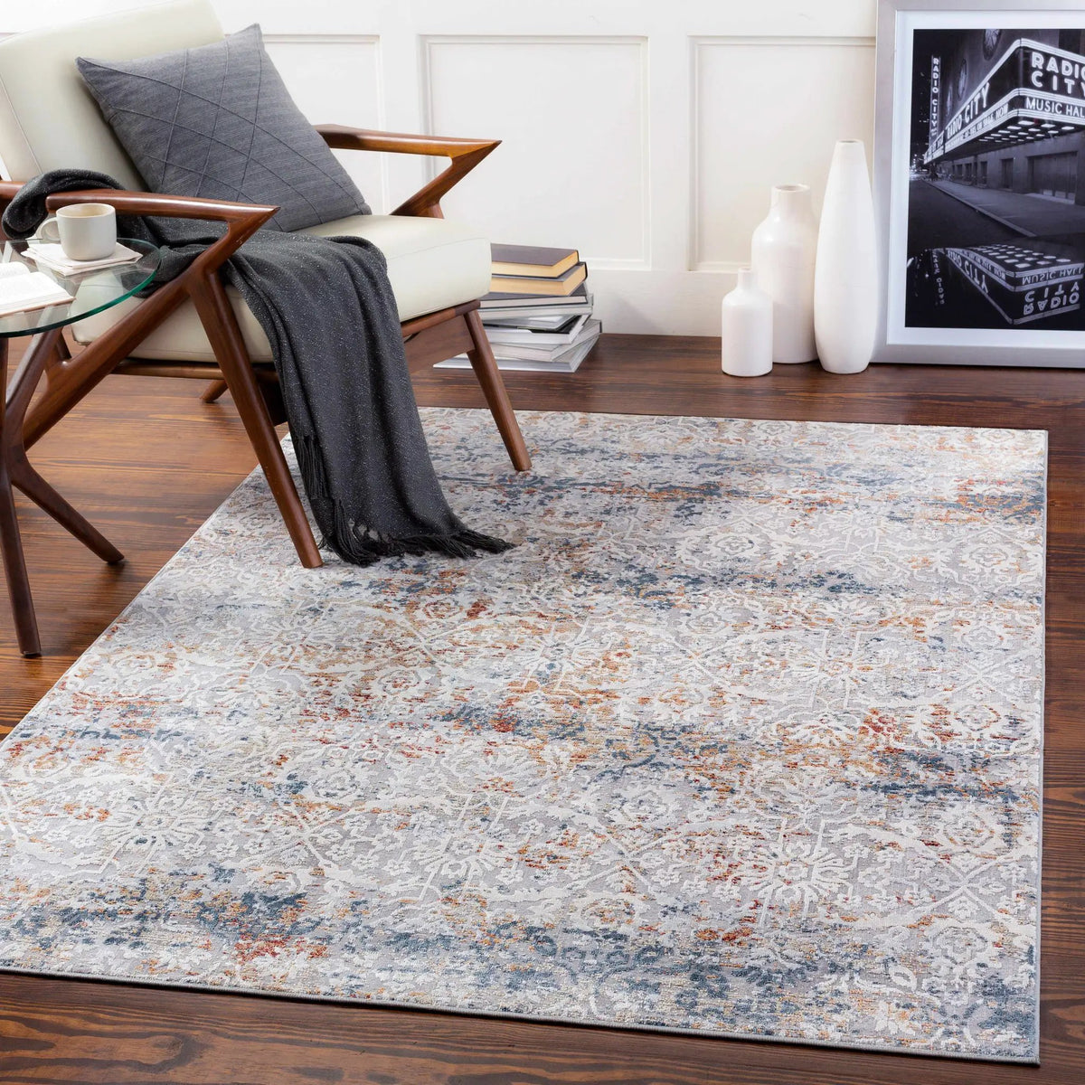 Marden Textured Luxe Area Rug - Clearance, installed in a room