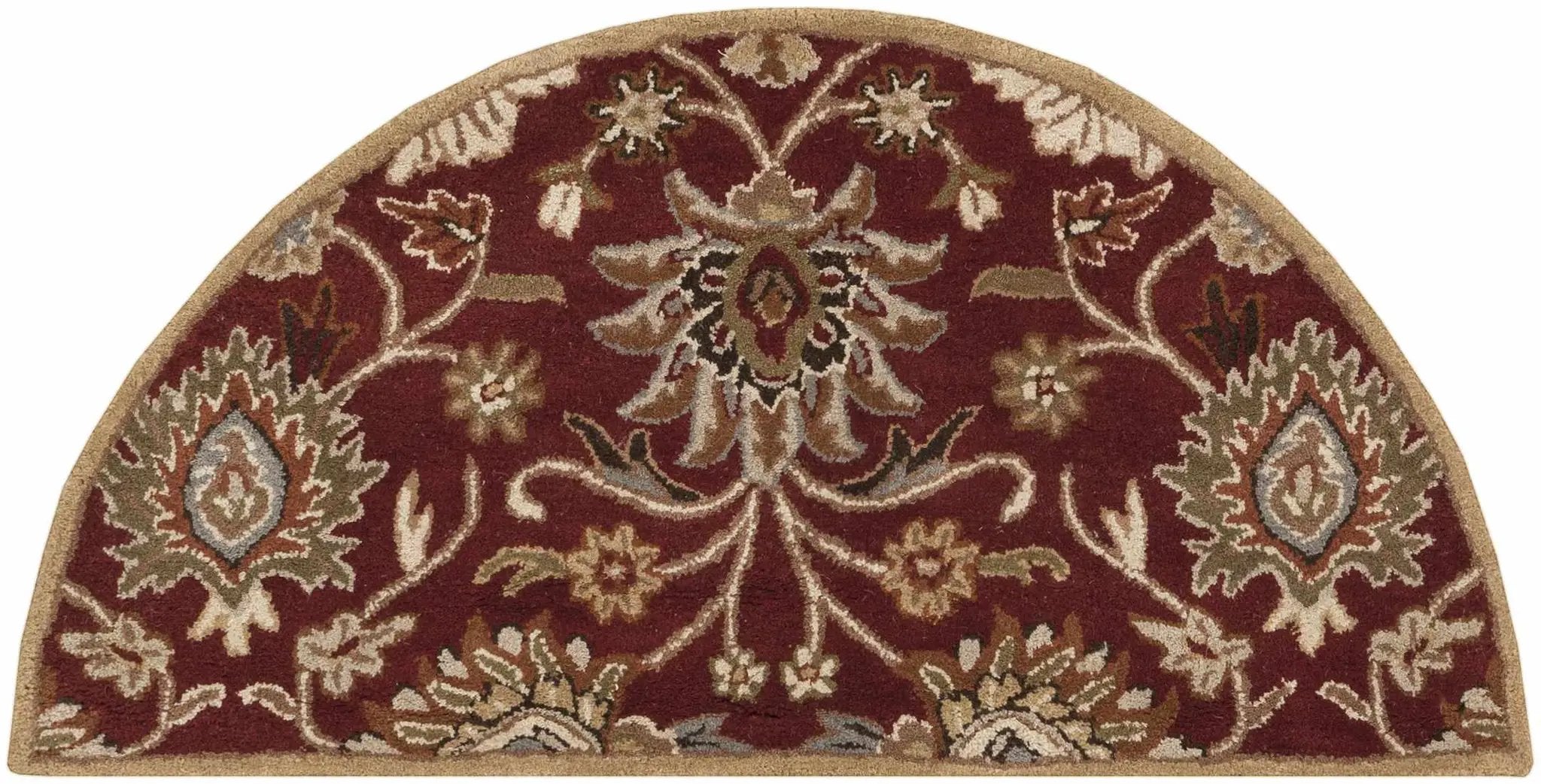 Conesus Red 1061 Hand Tufted Wool Rug by Boutique Rugs