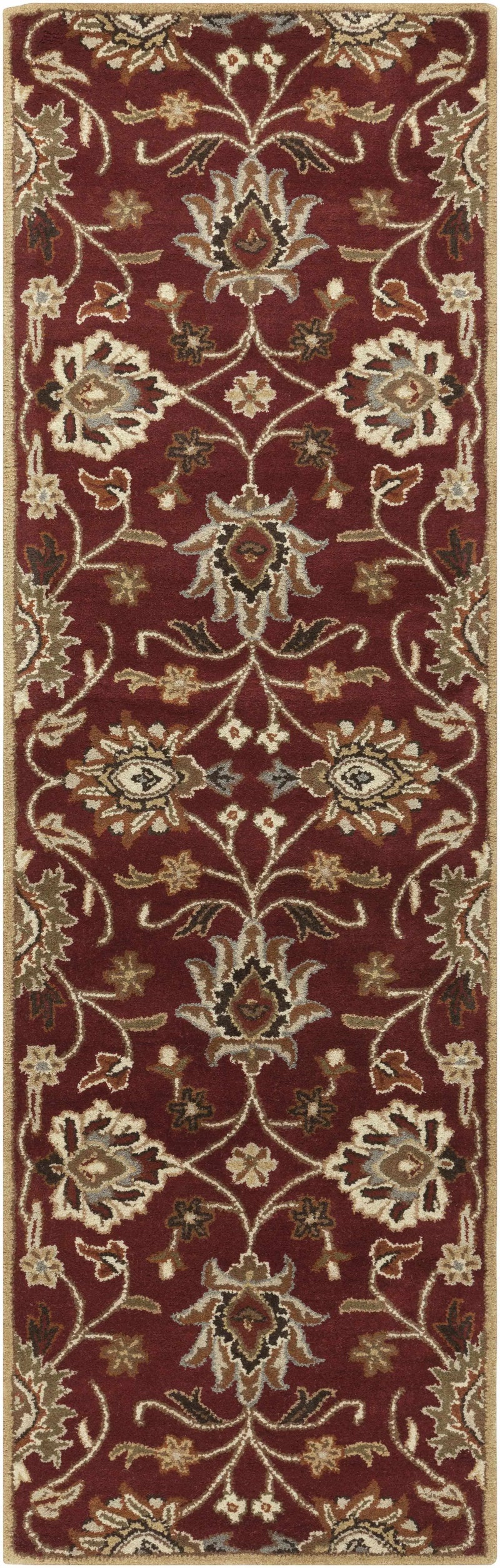 Conesus Red 1061 Hand Tufted Wool Rug by Boutique Rugs