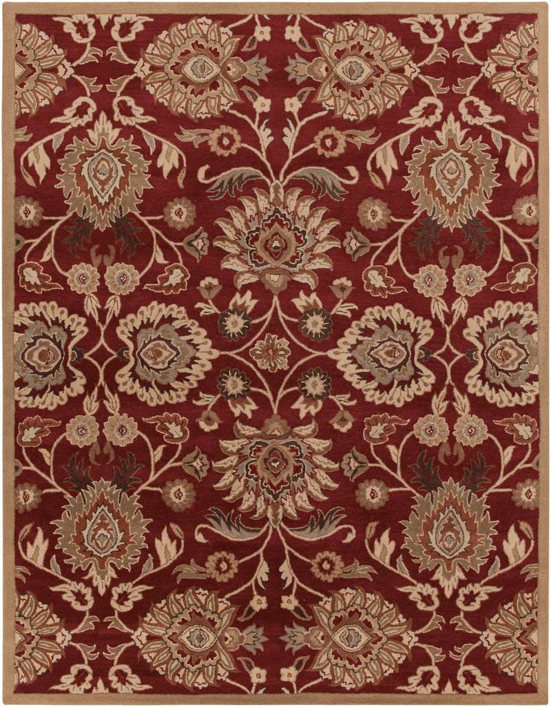 Conesus Red 1061 Hand Tufted Wool Rug by Boutique Rugs