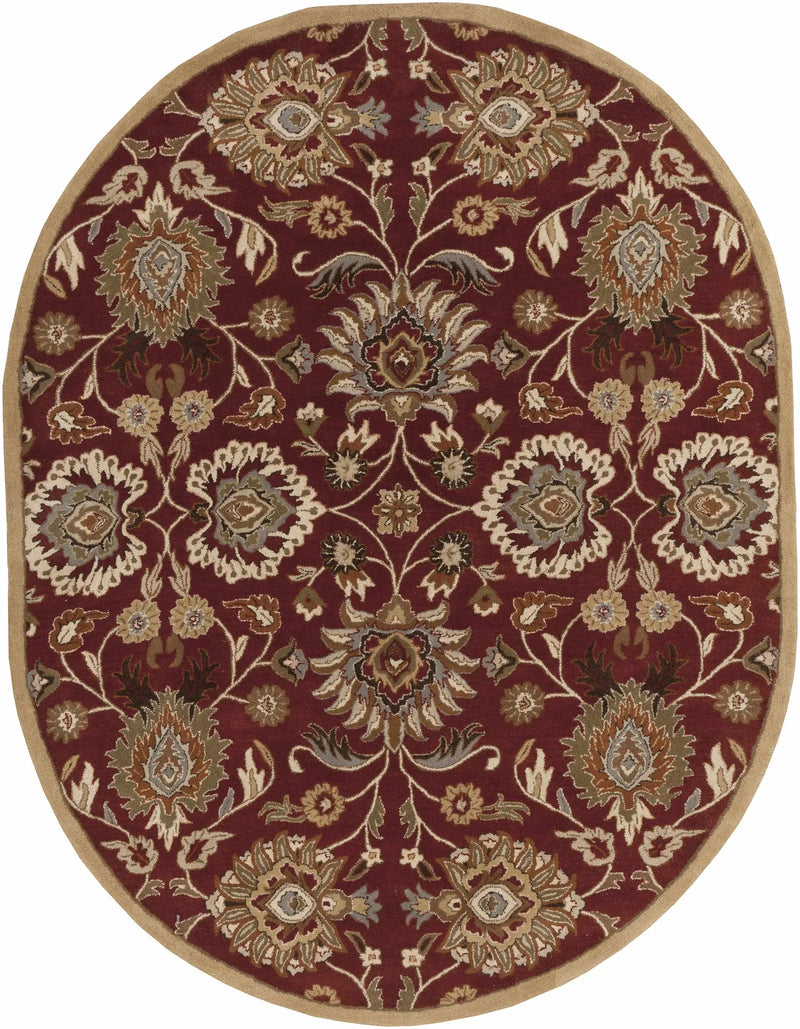 Conesus Red 1061 Hand Tufted Wool Rug by Boutique Rugs