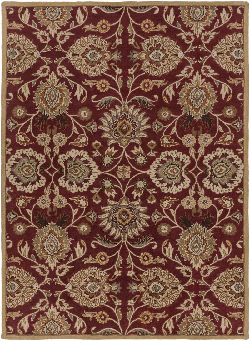Conesus Red 1061 Hand Tufted Wool Rug by Boutique Rugs