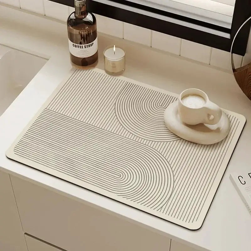 Mat - Non-slip Quick-drying Rectangular by House Of Avana