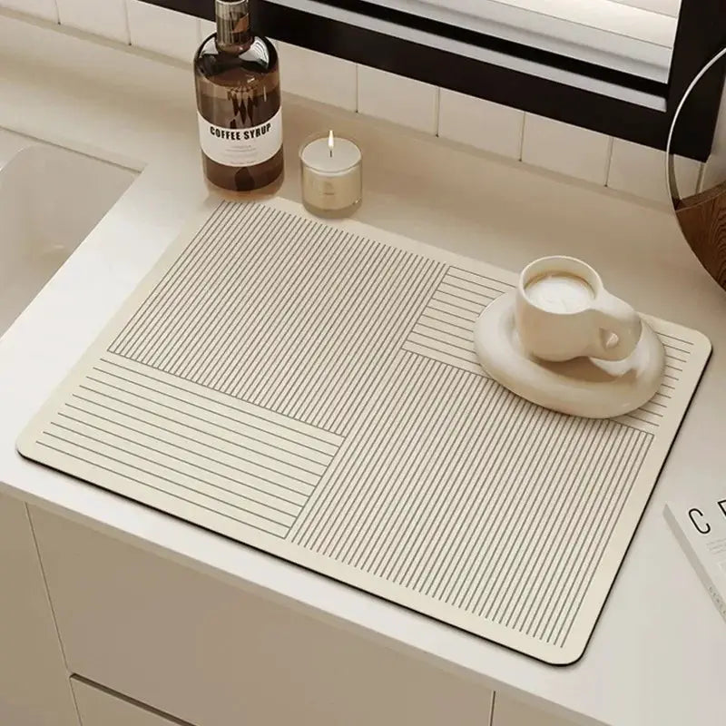 Mat - Non-slip Quick-drying Rectangular by House Of Avana