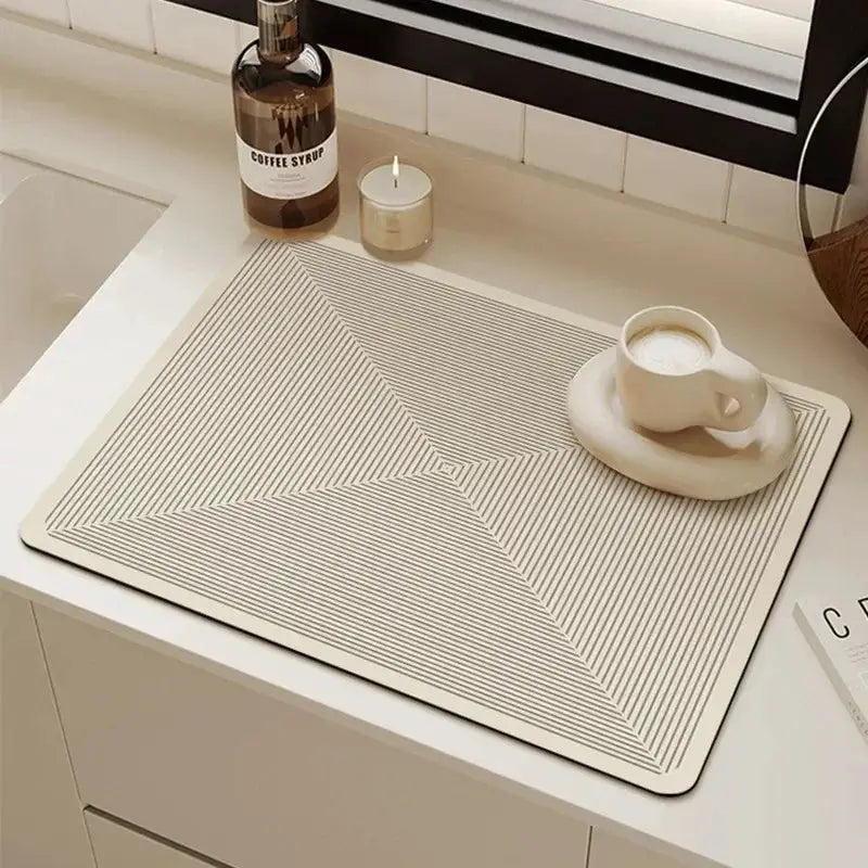 Mat - Non-slip Quick-drying Rectangular by House Of Avana