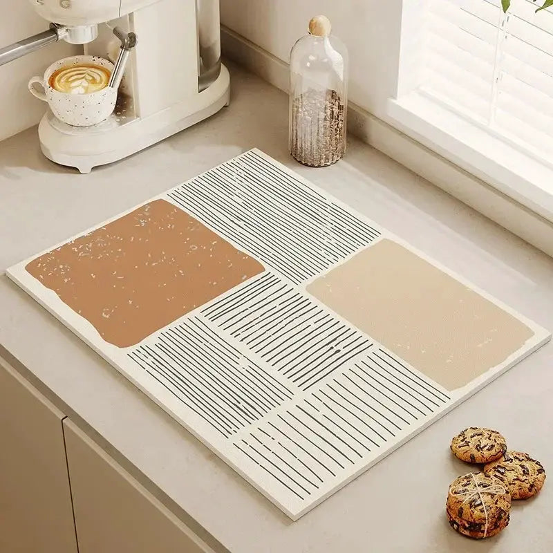 Mat - Non-slip Quick-drying Rectangular by House Of Avana
