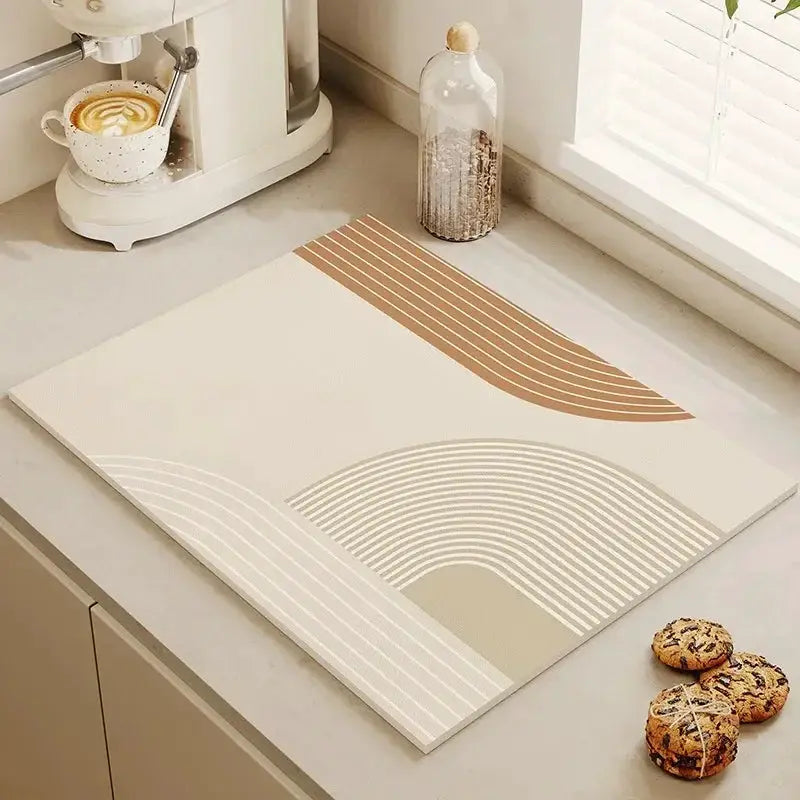 Mat - Non-slip Quick-drying Rectangular by House Of Avana