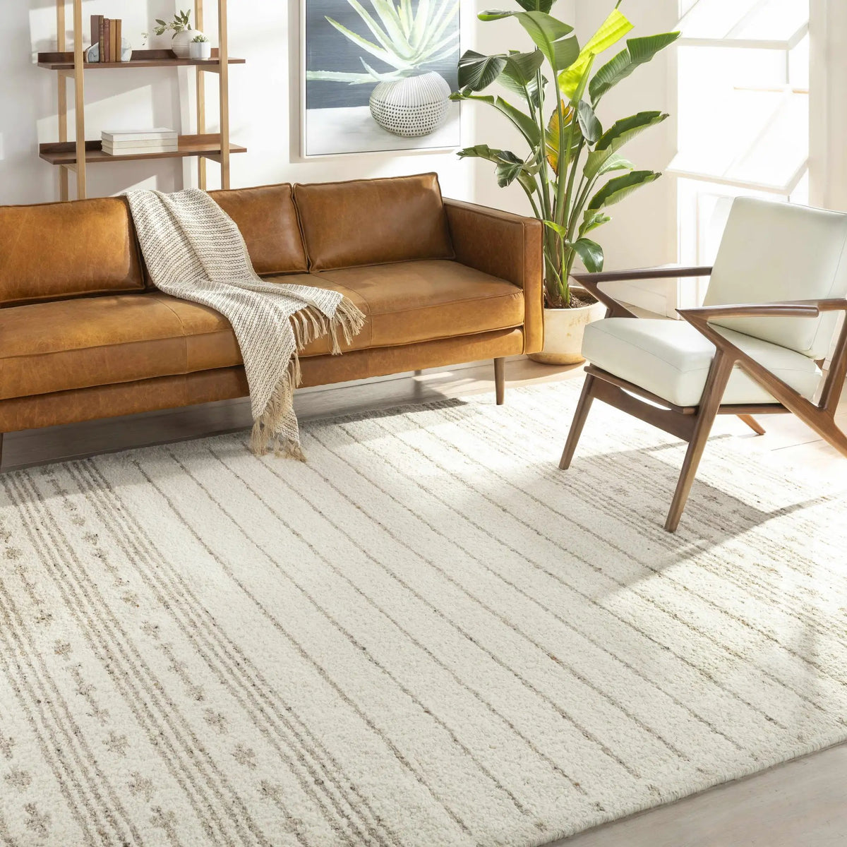 Matawan Premium Wool Rug - Clearance, installed in a room
