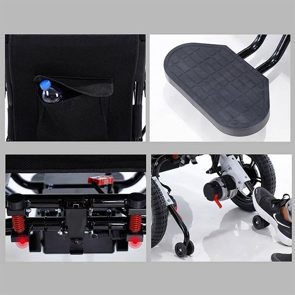 Mate Lightweight 250LBS Foldable Electric Dual Motor Power Motorized Mobility Wheelchair (SAK79245) by SAKSBY WHOLESALE