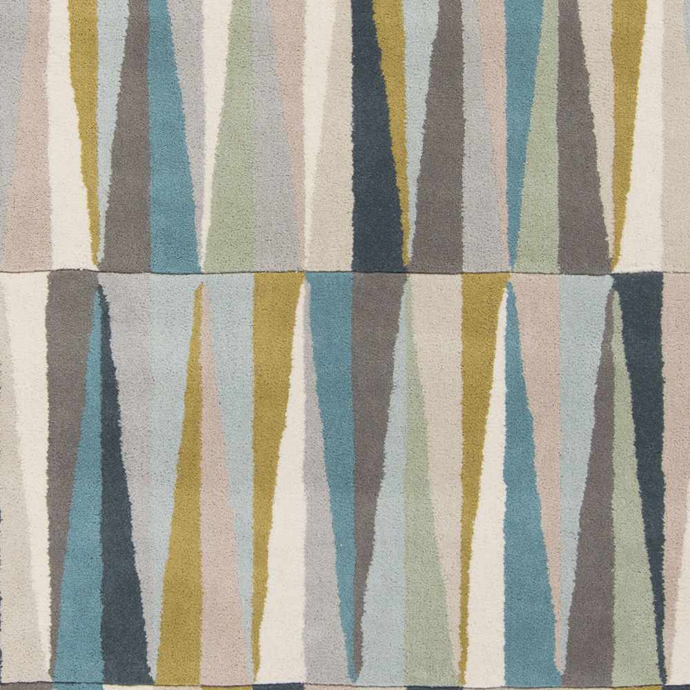 Mathiston Geometric Triangles Wool Rug by Boutique Rugs
