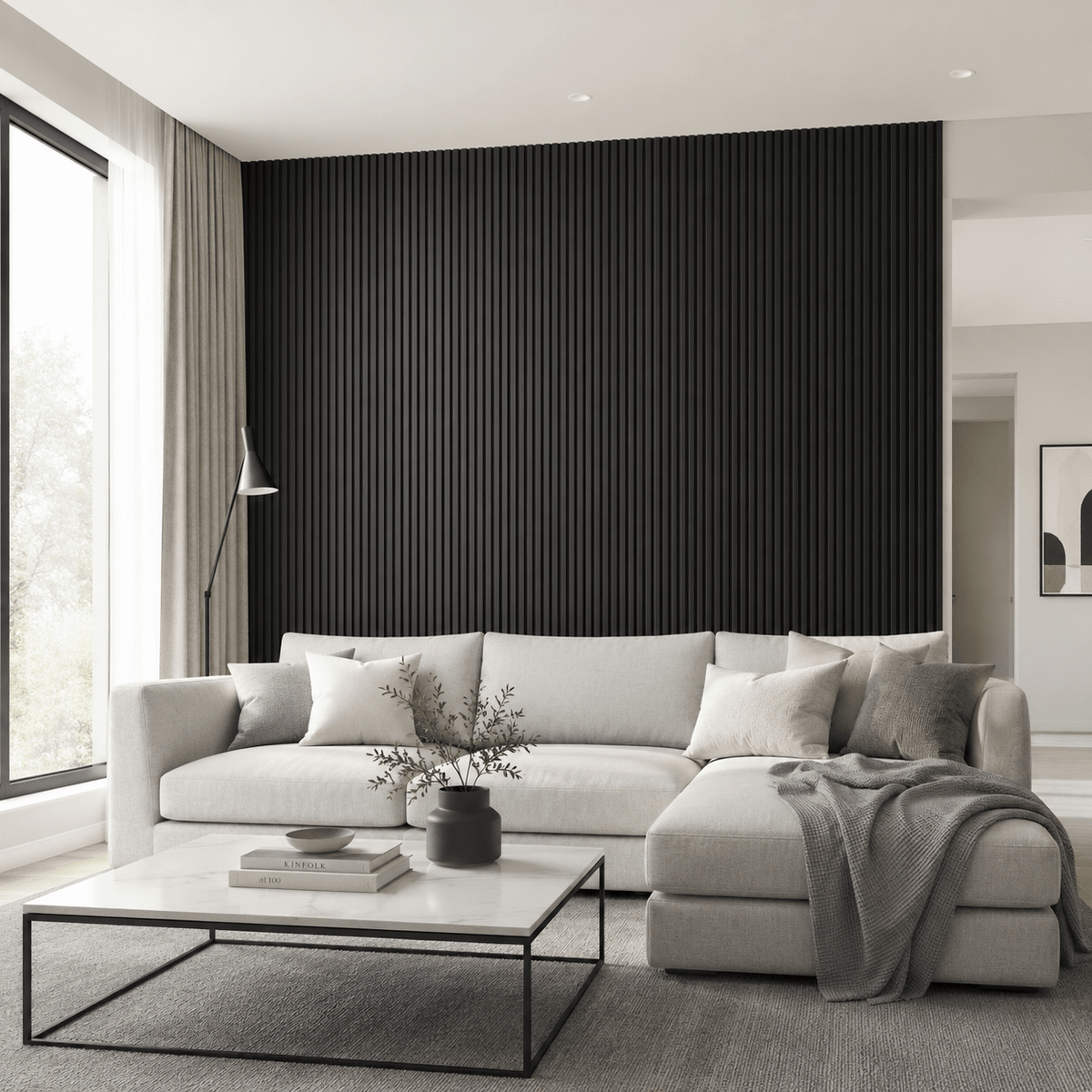 ARQ® Acoustic Colored Wooden Wall Slat Panel, photo 8 of 37