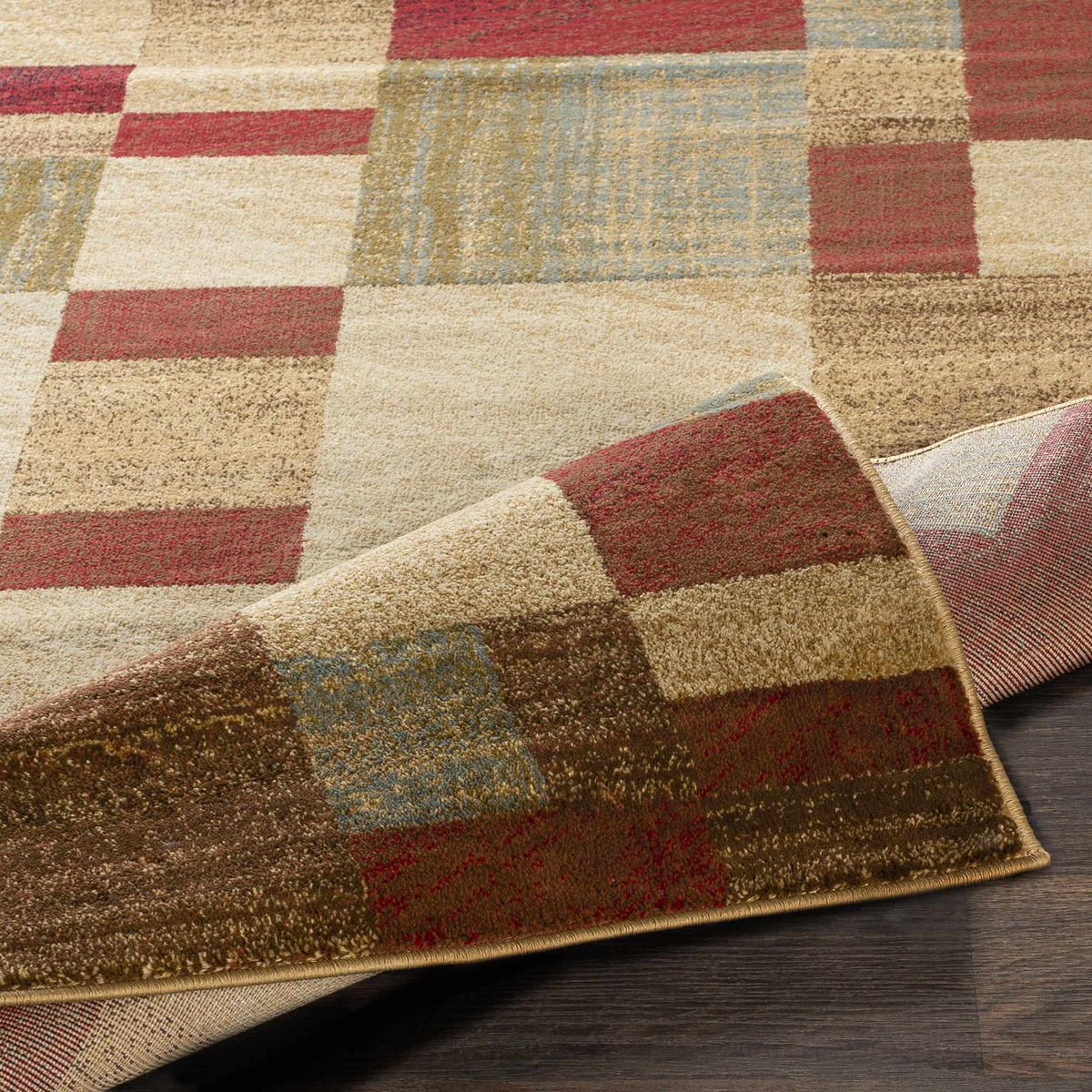 Maumee Brown Mosaic Performance Rug - Clearance, photo 7 of 11