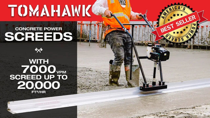Tomahawk Power Screed Single Aluminum Blade Bundle (Choose 4ft, 6ft, 8ft, 10ft, 12ft, 14ft) by Tomahawk Power