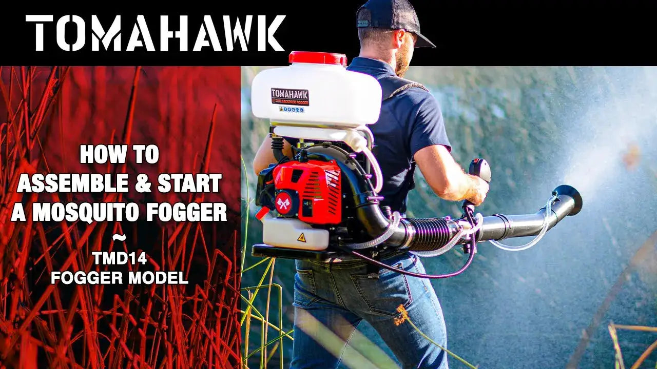 3.7 Gal Turbo Boosted Backpack Mosquito Fogger Leaf Blower for Pest Control by Tomahawk Power