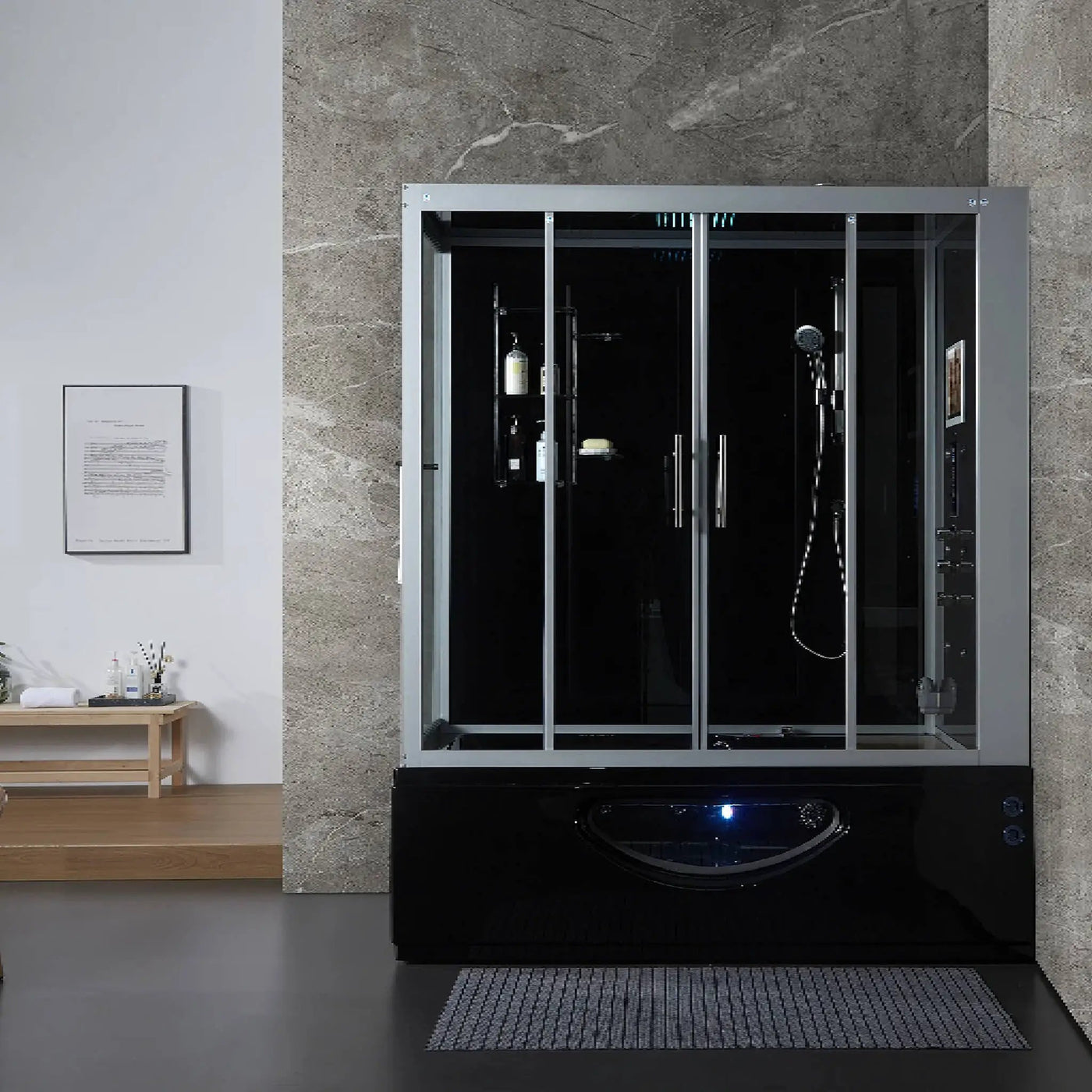Maya Bath Platinum Catania Steam Shower With 6 Acupuncture Jets (SAK42985) by SAKSBY WHOLESALE
