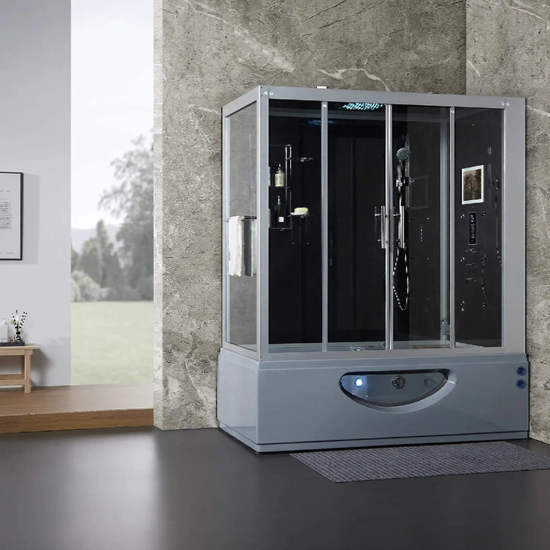 Maya Bath Platinum Catania Steam Shower With 6 Acupuncture Jets (SAK42985) by SAKSBY WHOLESALE