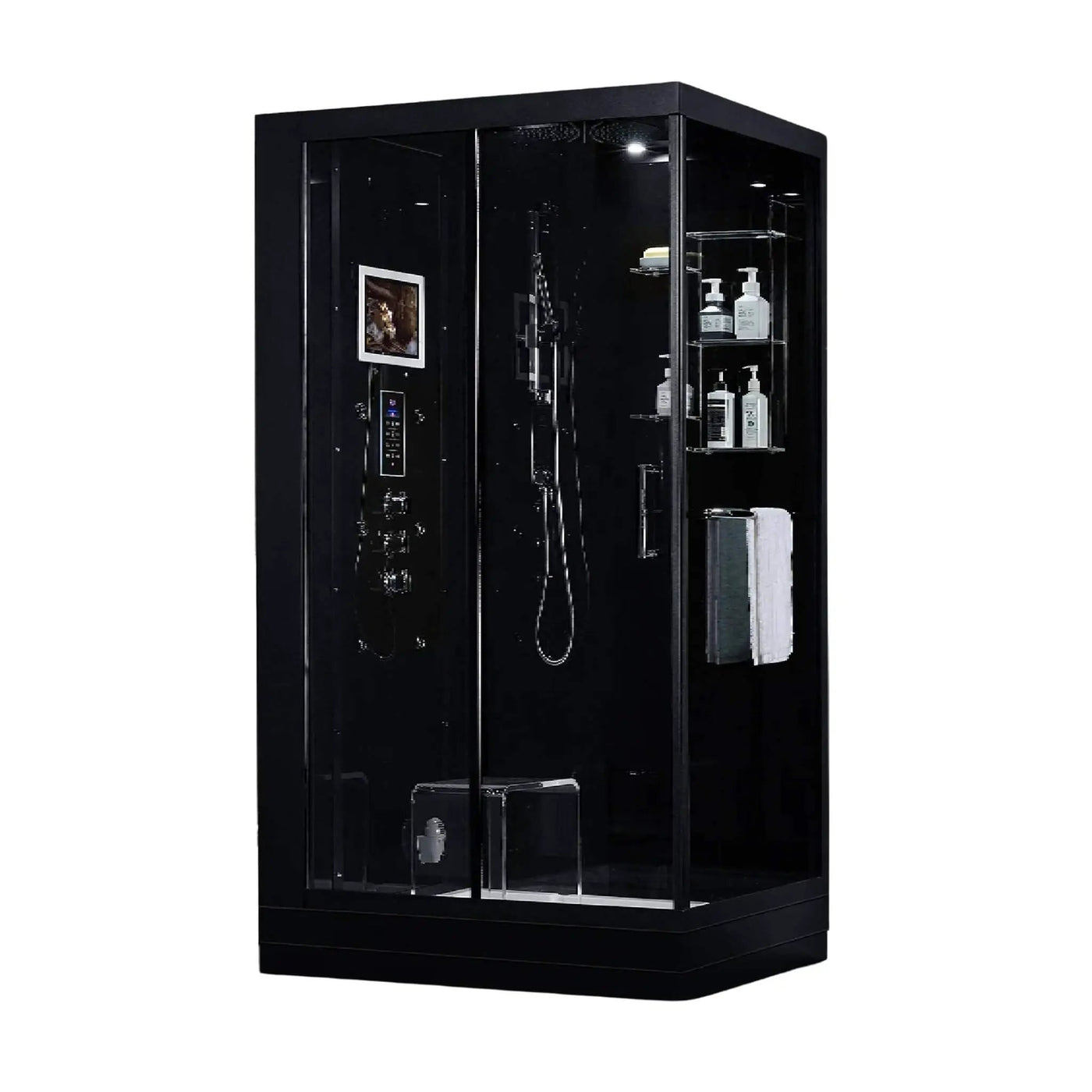 Maya Bath Platinum Lucca Steam Shower With LCD Touchscreen Controls (SAK27483) by SAKSBY WHOLESALE