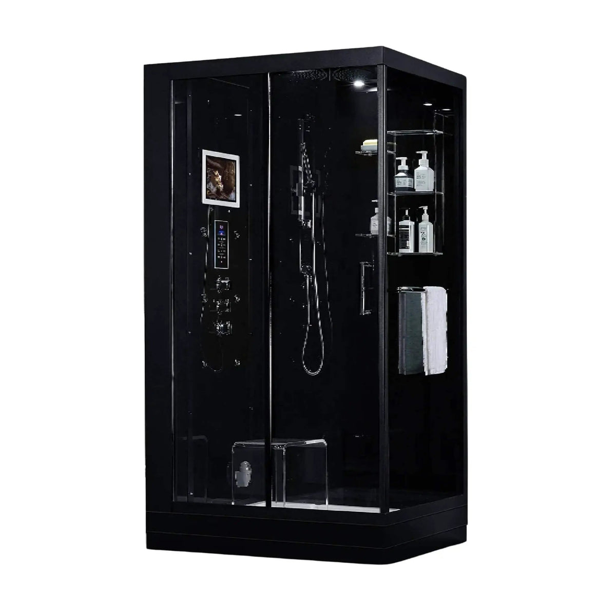 Maya Bath Platinum Lucca Steam Shower With LCD Touchscreen Controls (SAK27483) by SAKSBY WHOLESALE