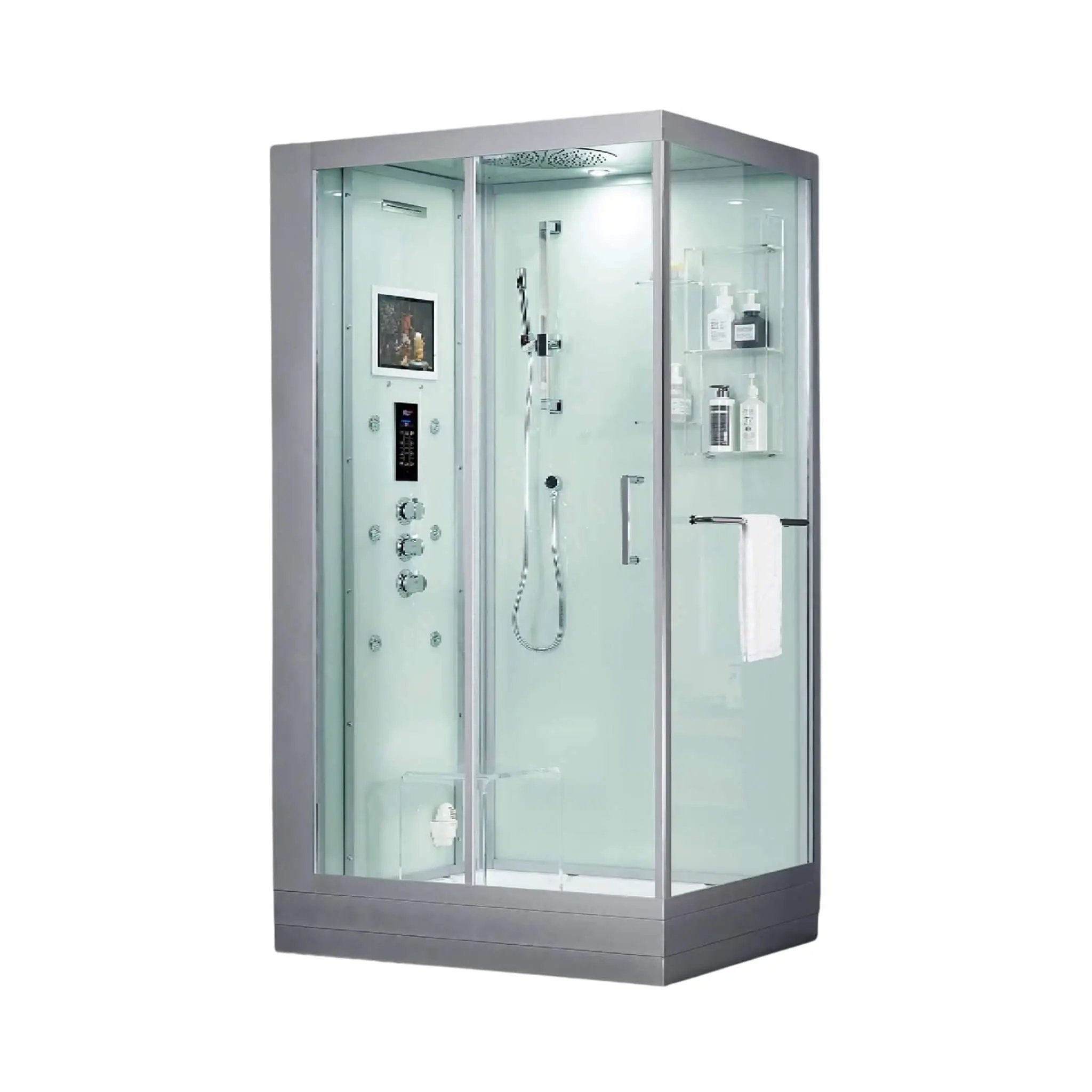 Maya Bath Platinum Lucca Steam Shower With LCD Touchscreen Controls (SAK27483) by SAKSBY WHOLESALE