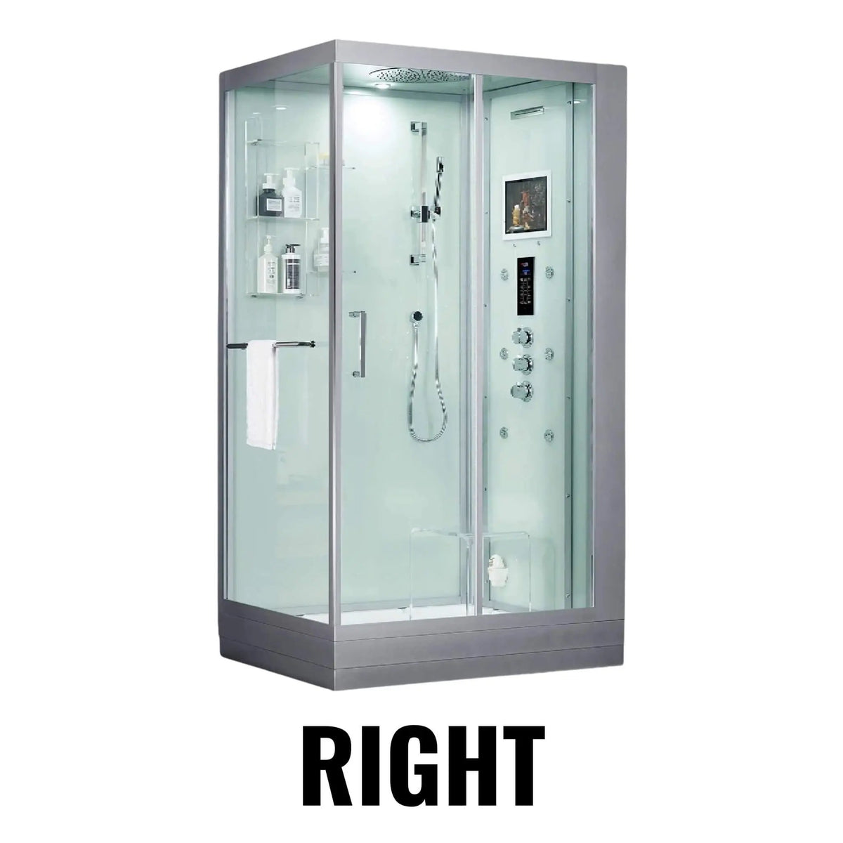 Maya Bath Platinum Lucca Steam Shower With LCD Touchscreen Controls (SAK27483) by SAKSBY WHOLESALE
