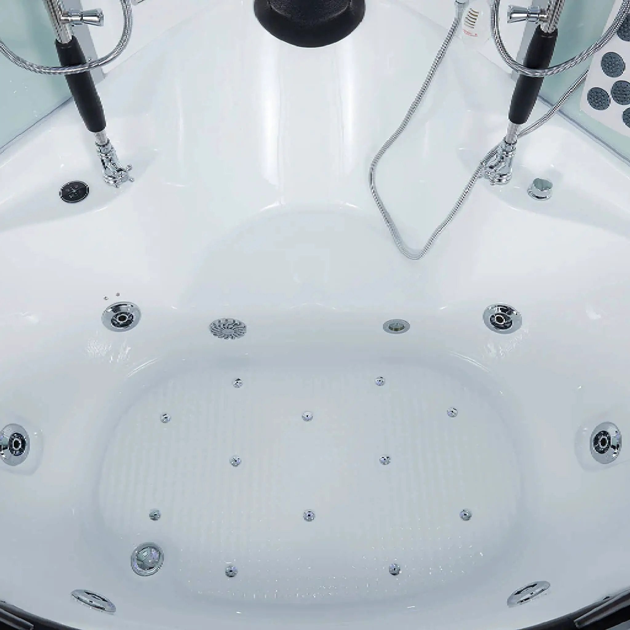 Maya Bath Platinum Superior Steam Shower With Foot Massager (SAK57392) by SAKSBY WHOLESALE