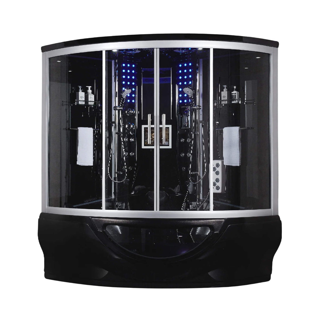 Maya Bath Platinum Superior Steam Shower With Foot Massager (SAK57392) by SAKSBY WHOLESALE