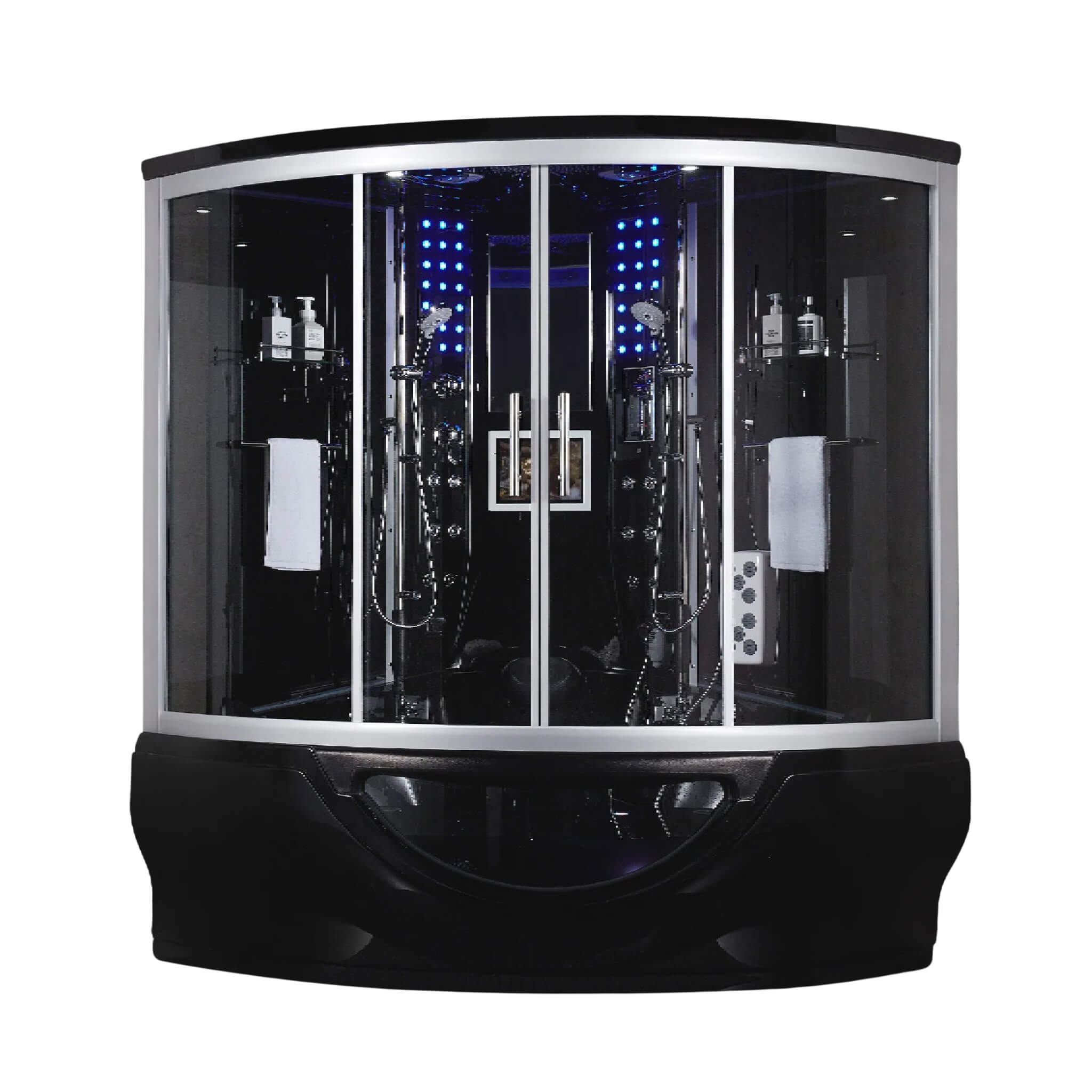 Maya Bath Platinum Superior Steam Shower With Foot Massager (SAK57392) by SAKSBY WHOLESALE