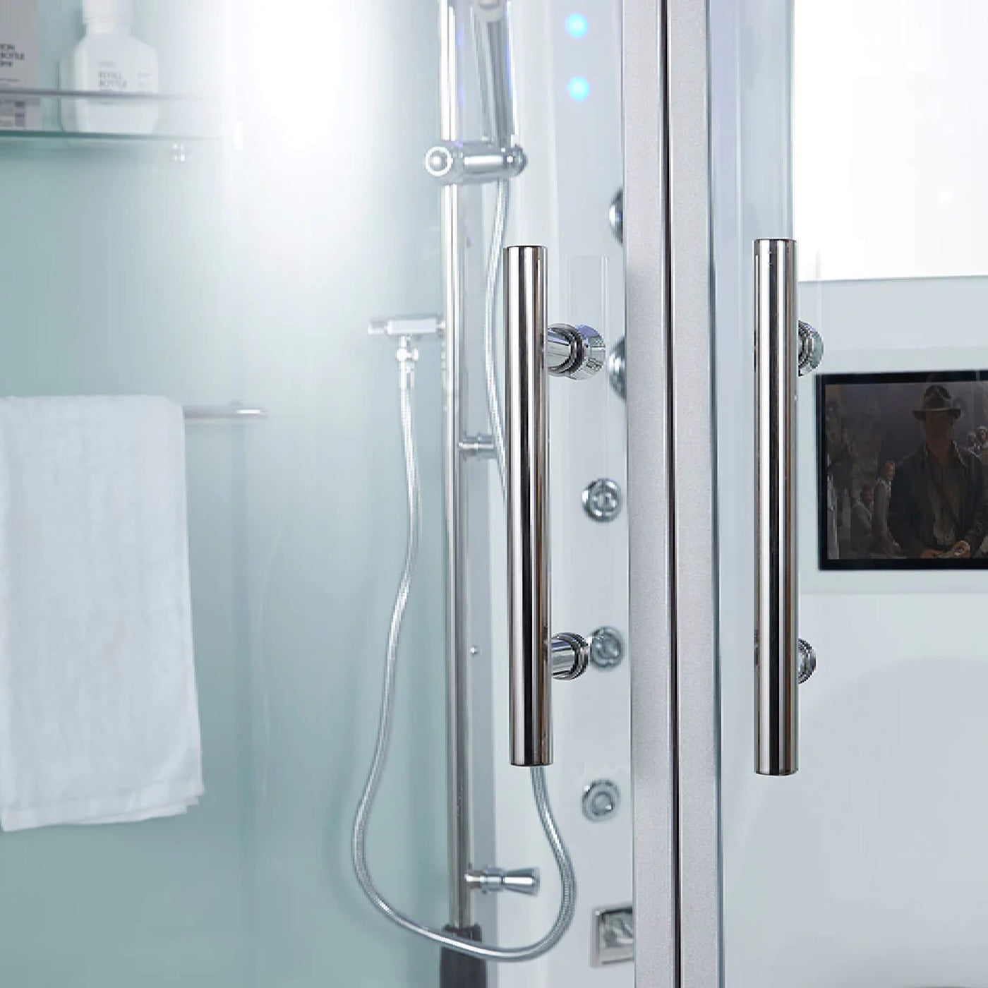 Maya Bath Platinum Superior Steam Shower With Foot Massager (SAK57392) by SAKSBY WHOLESALE