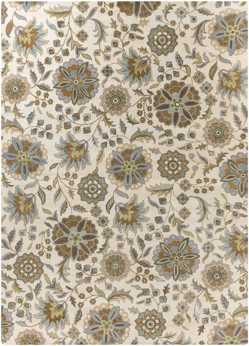 Mack Floral Wool Area Carpet by Boutique Rugs