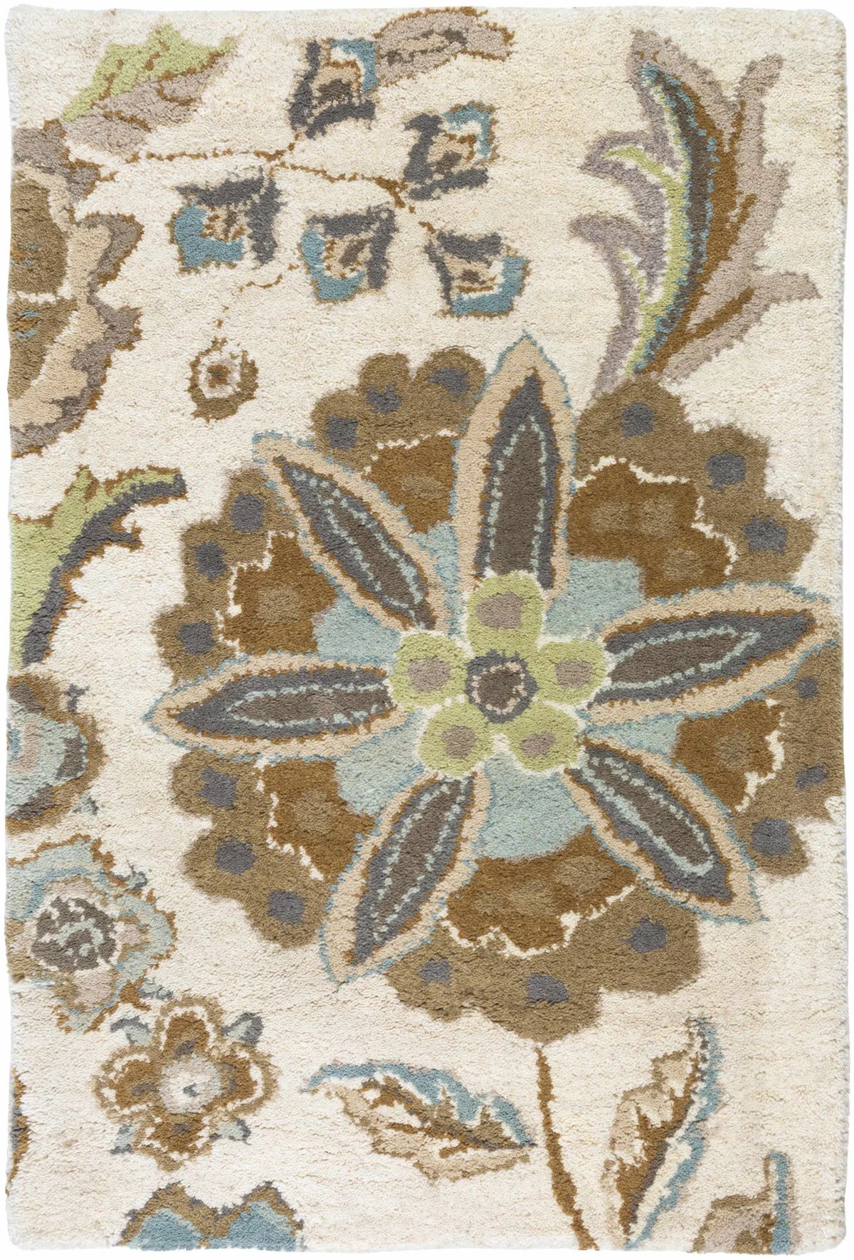 Mack Floral Wool Area Carpet, photo 16 of 22