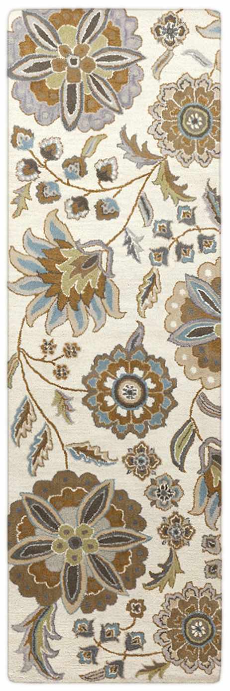 Mack Floral Wool Area Carpet by Boutique Rugs