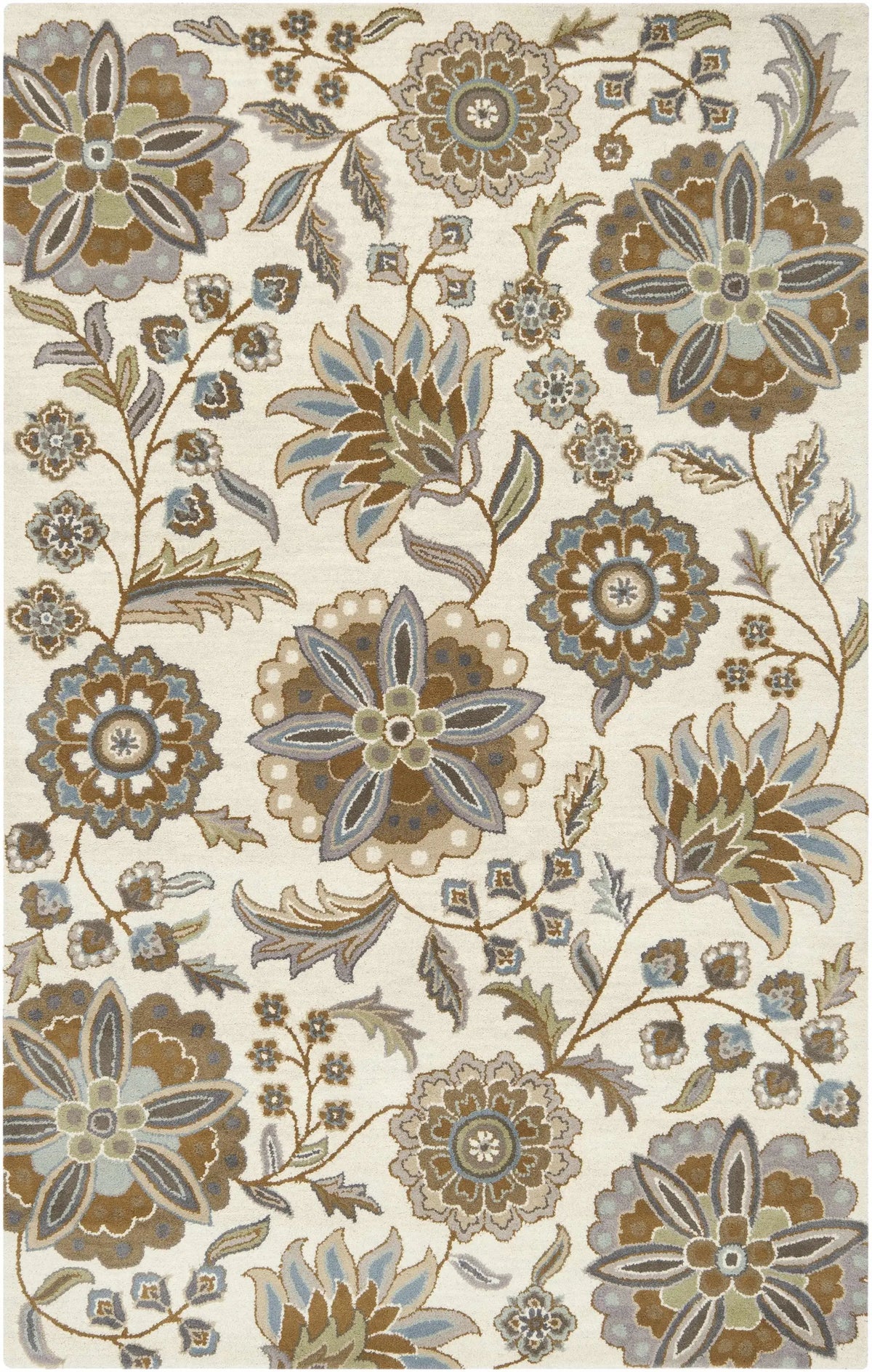 Mack Floral Wool Area Carpet, photo 18 of 22