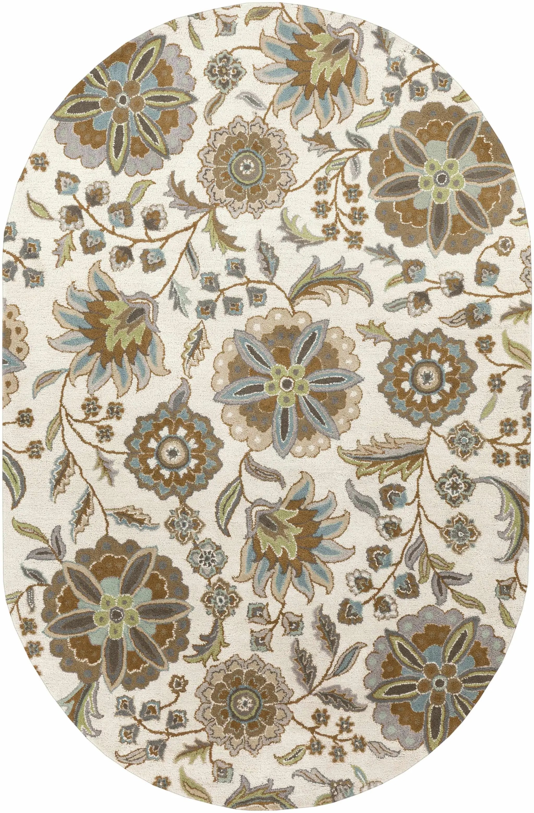 Mack Floral Wool Area Carpet by Boutique Rugs